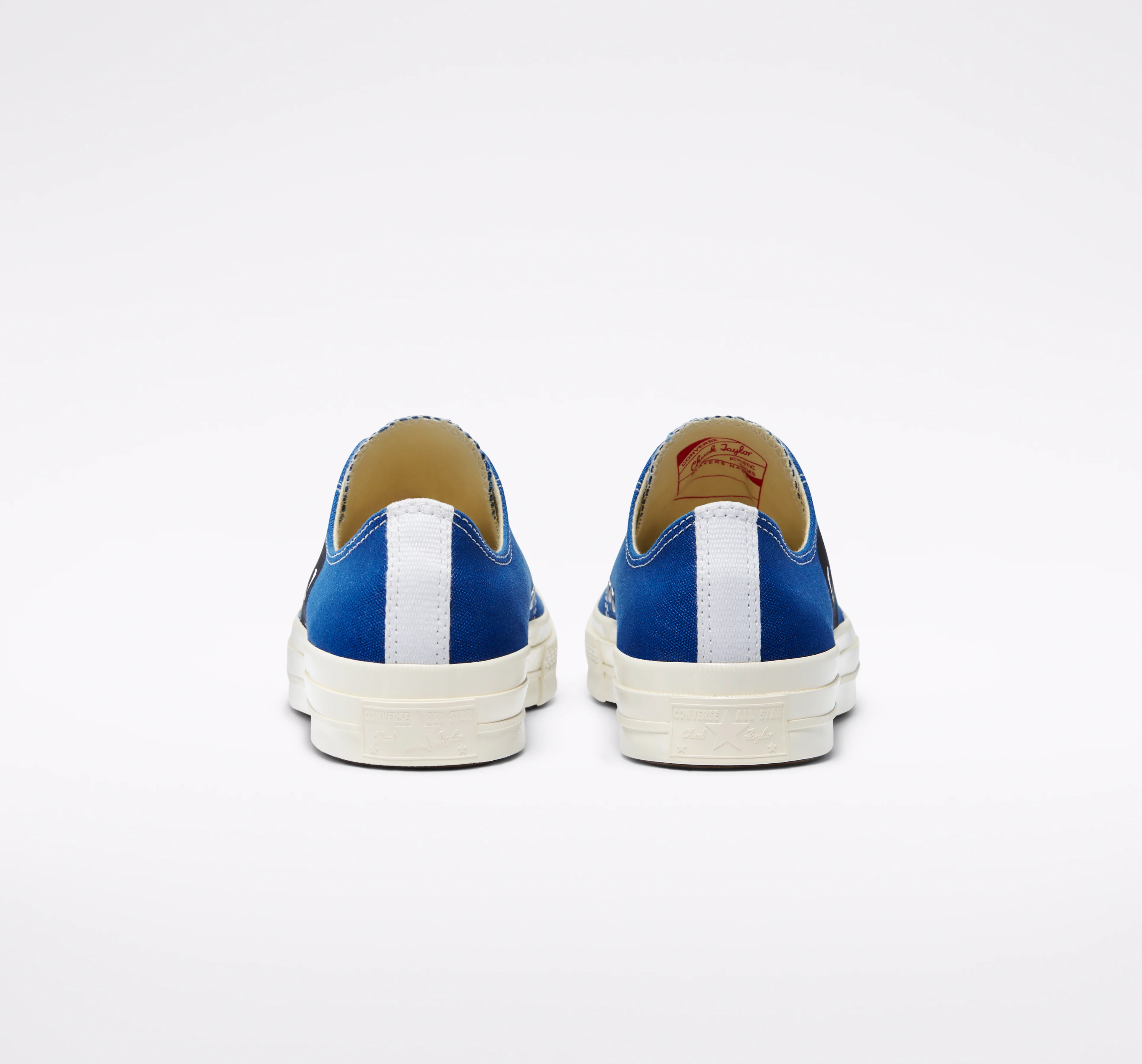 Converse Black Heart Blue Low Top - Image 6