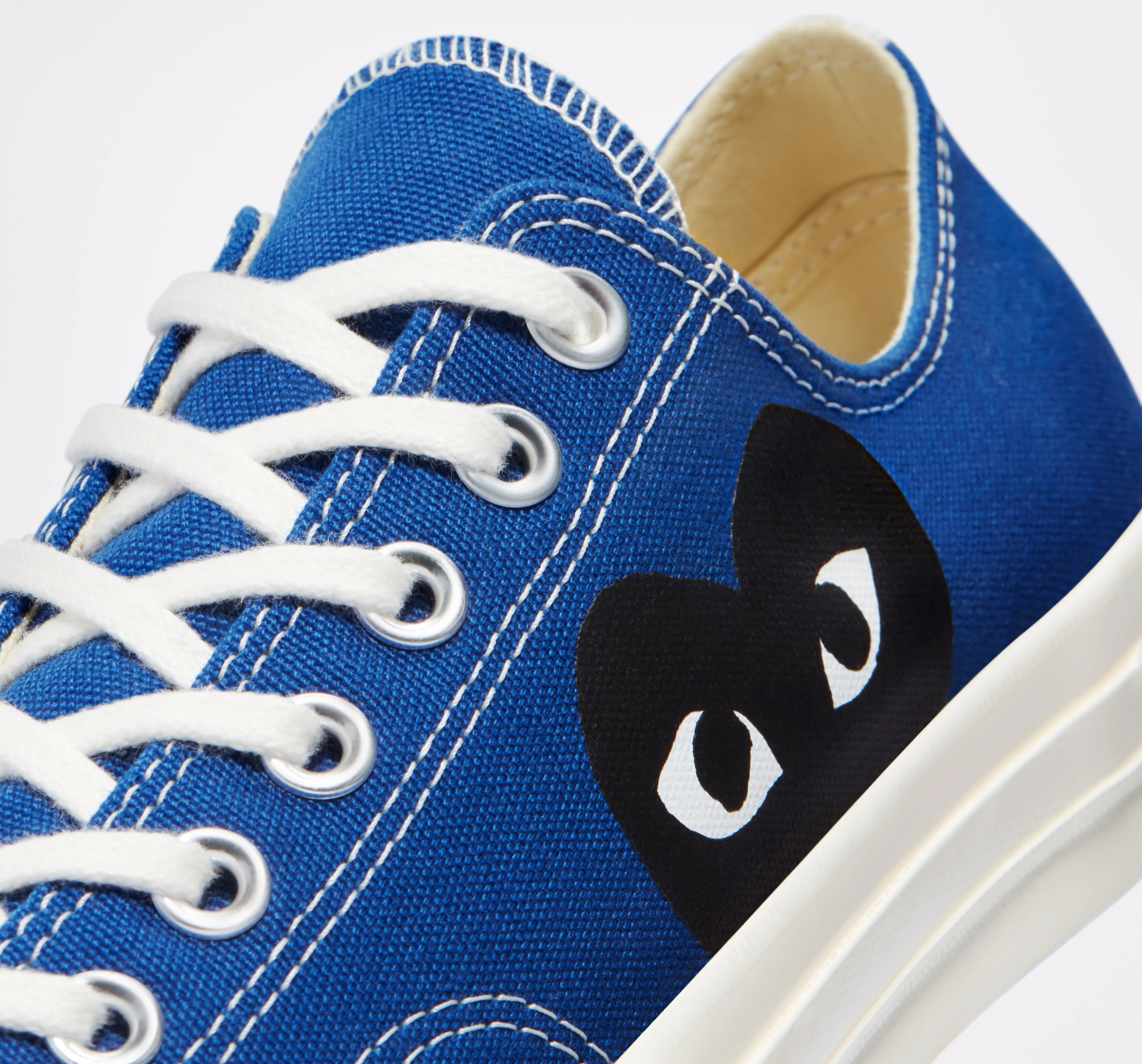 Converse Black Heart Blue Low Top - Image 7