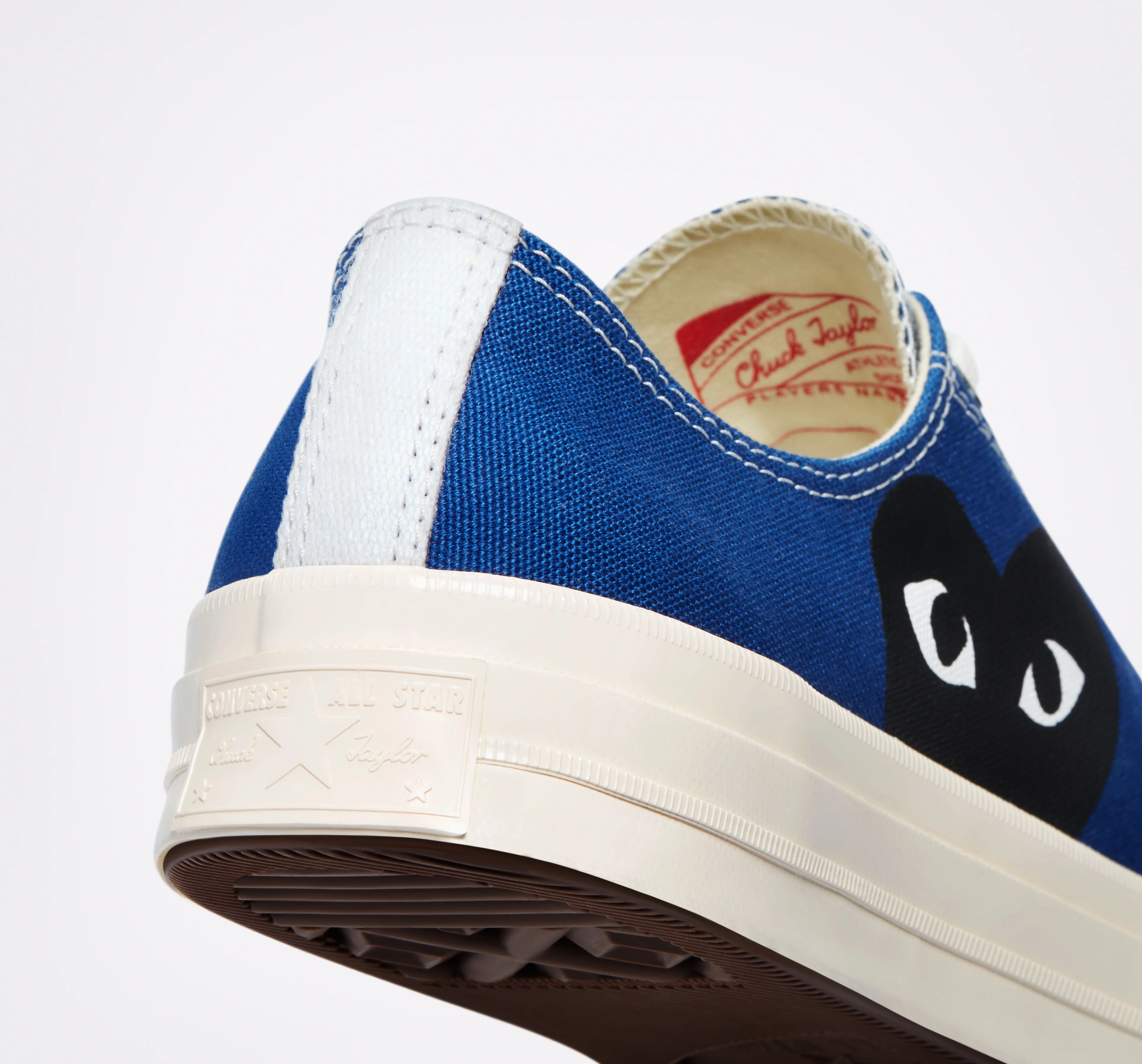 Converse Black Heart Blue Low Top - Image 9