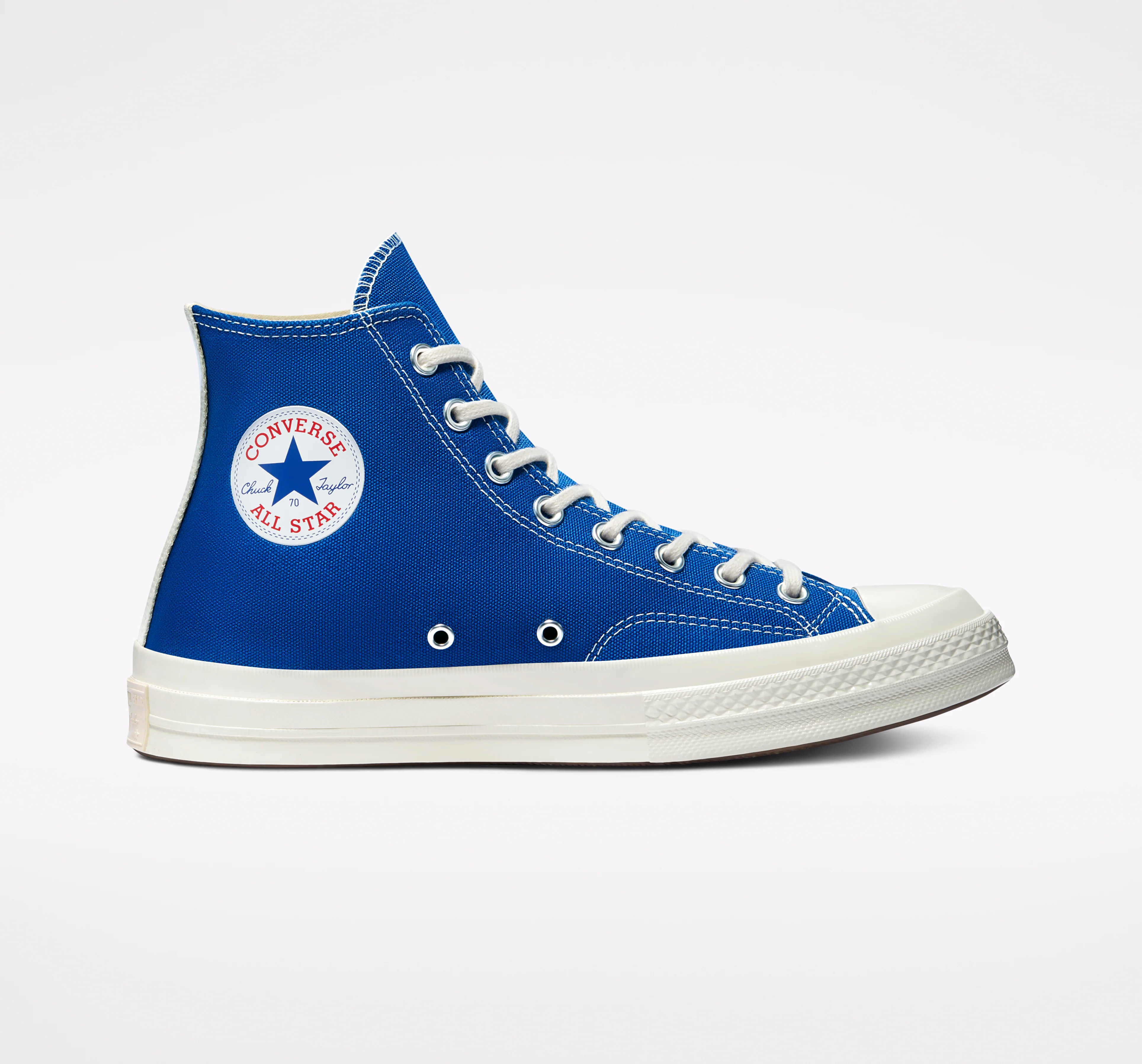 Converse Black Heart Blue High Top - Image 4