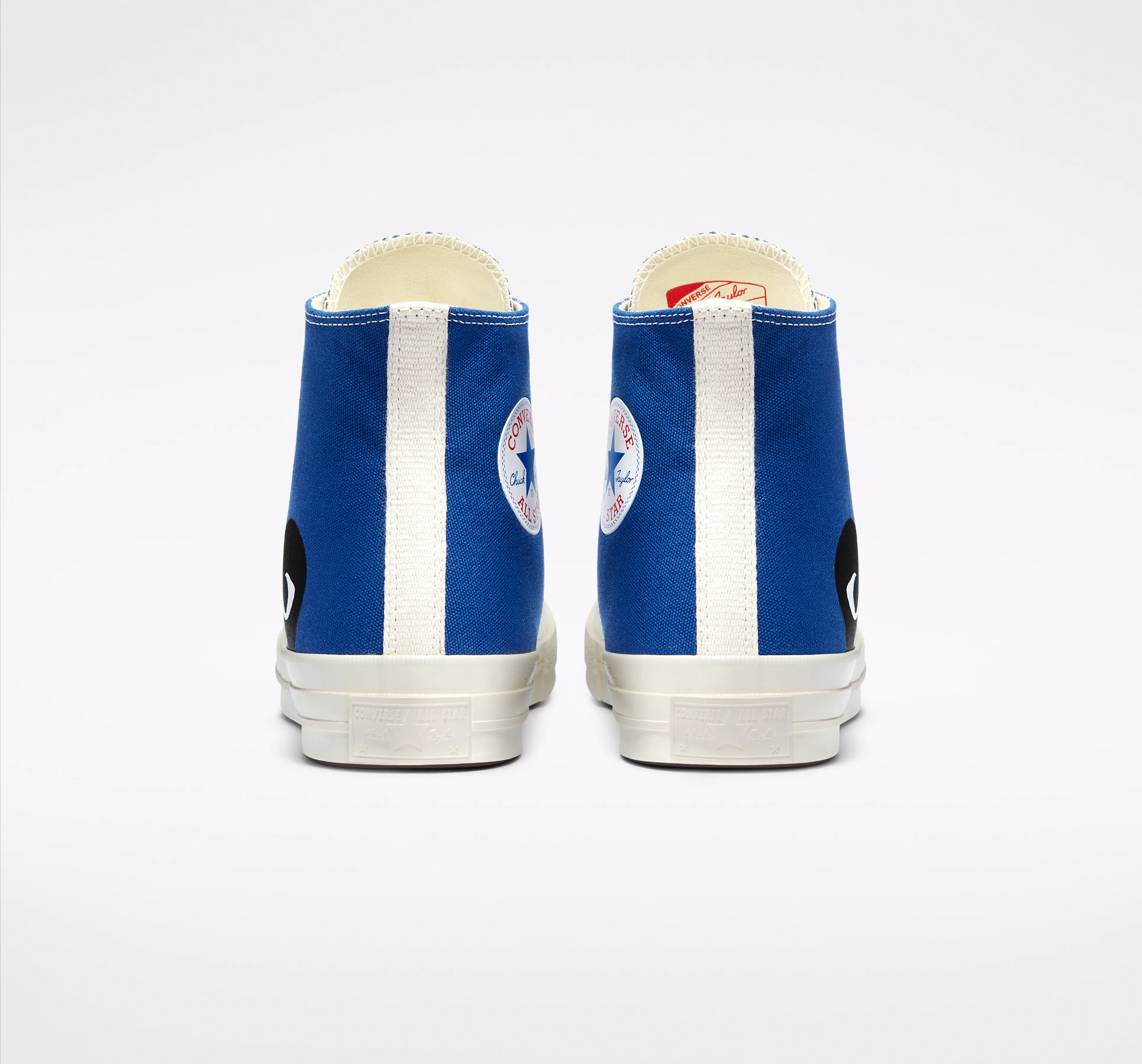 Converse Black Heart Blue High Top - Image 6