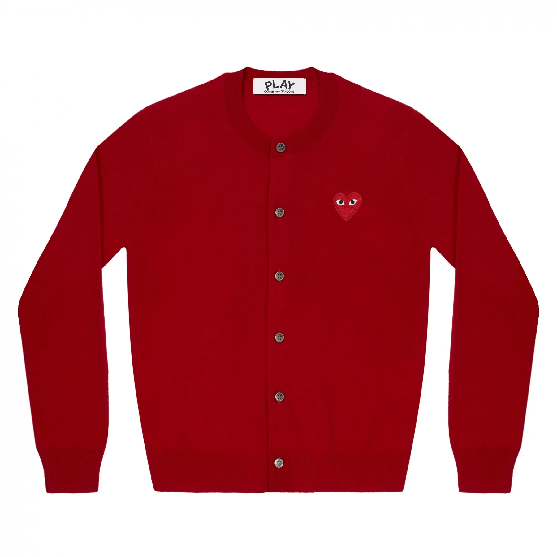 PLAY Women's Cardigan Red Emblem Red
