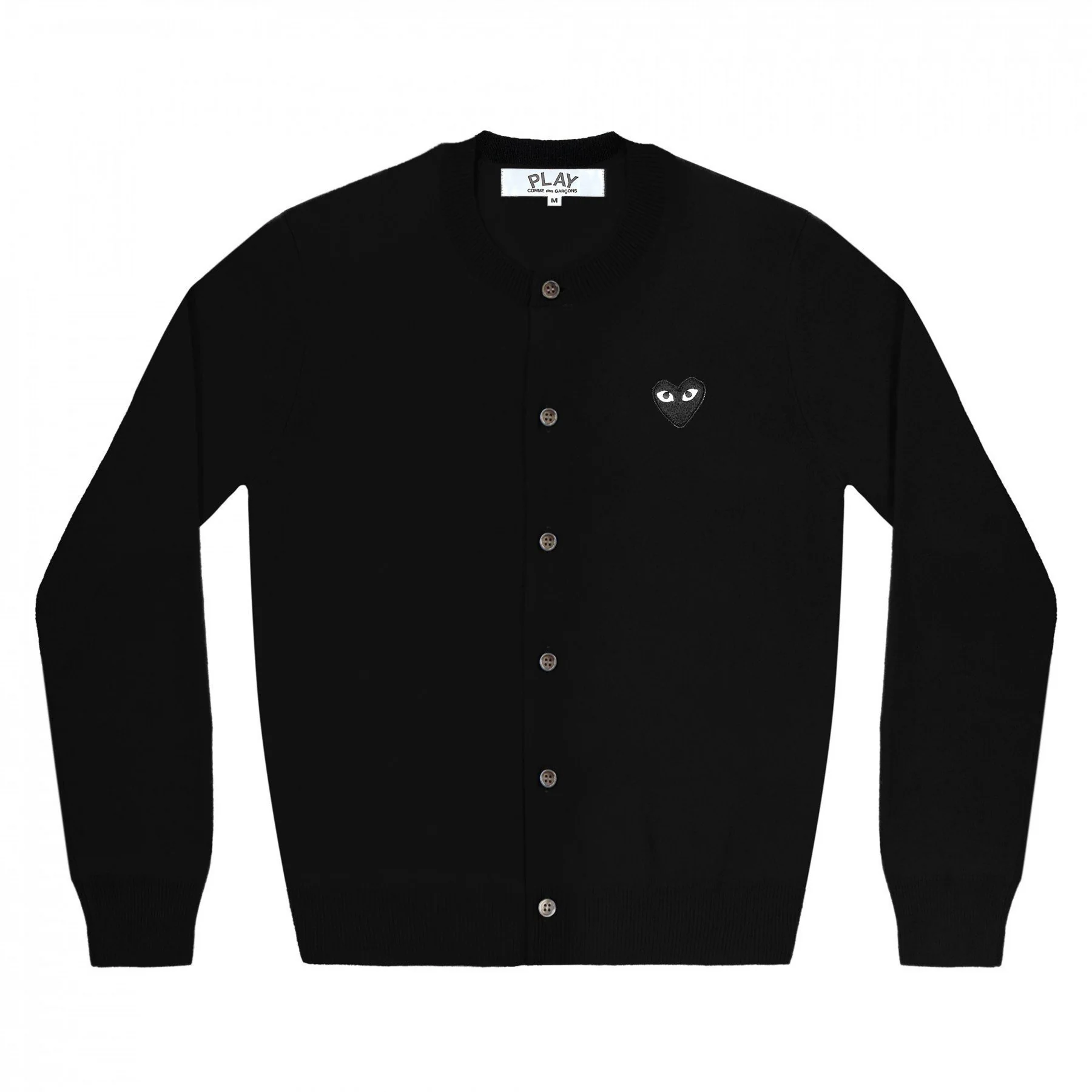 PLAY Women's Cardigan Black Emblem (Black)