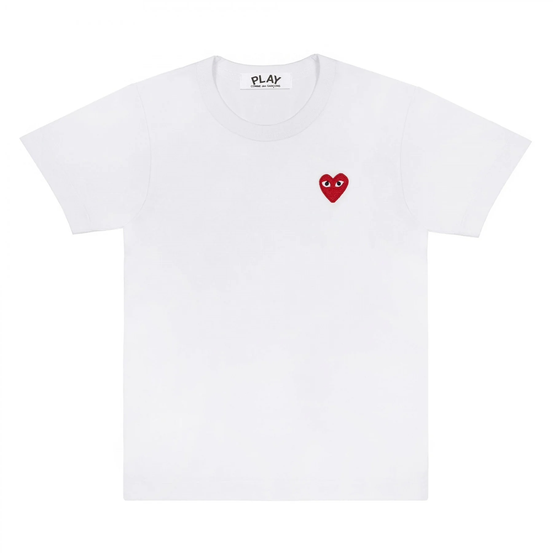 PLAY Basic T-Shirt Red Emblem (White)