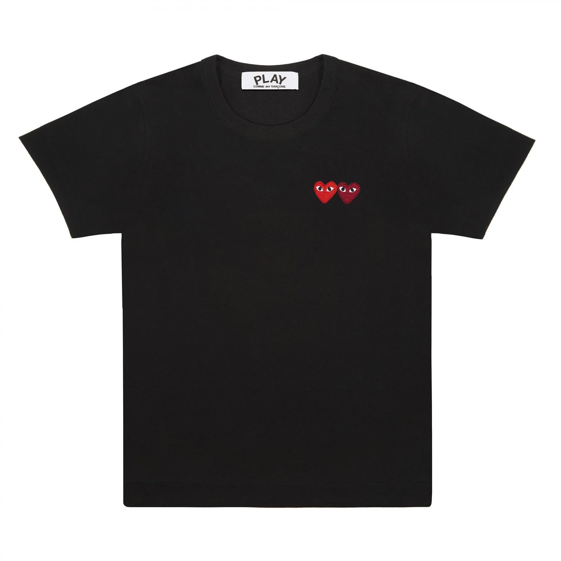 PLAY Basic T-Shirt Two Emblems (Black)