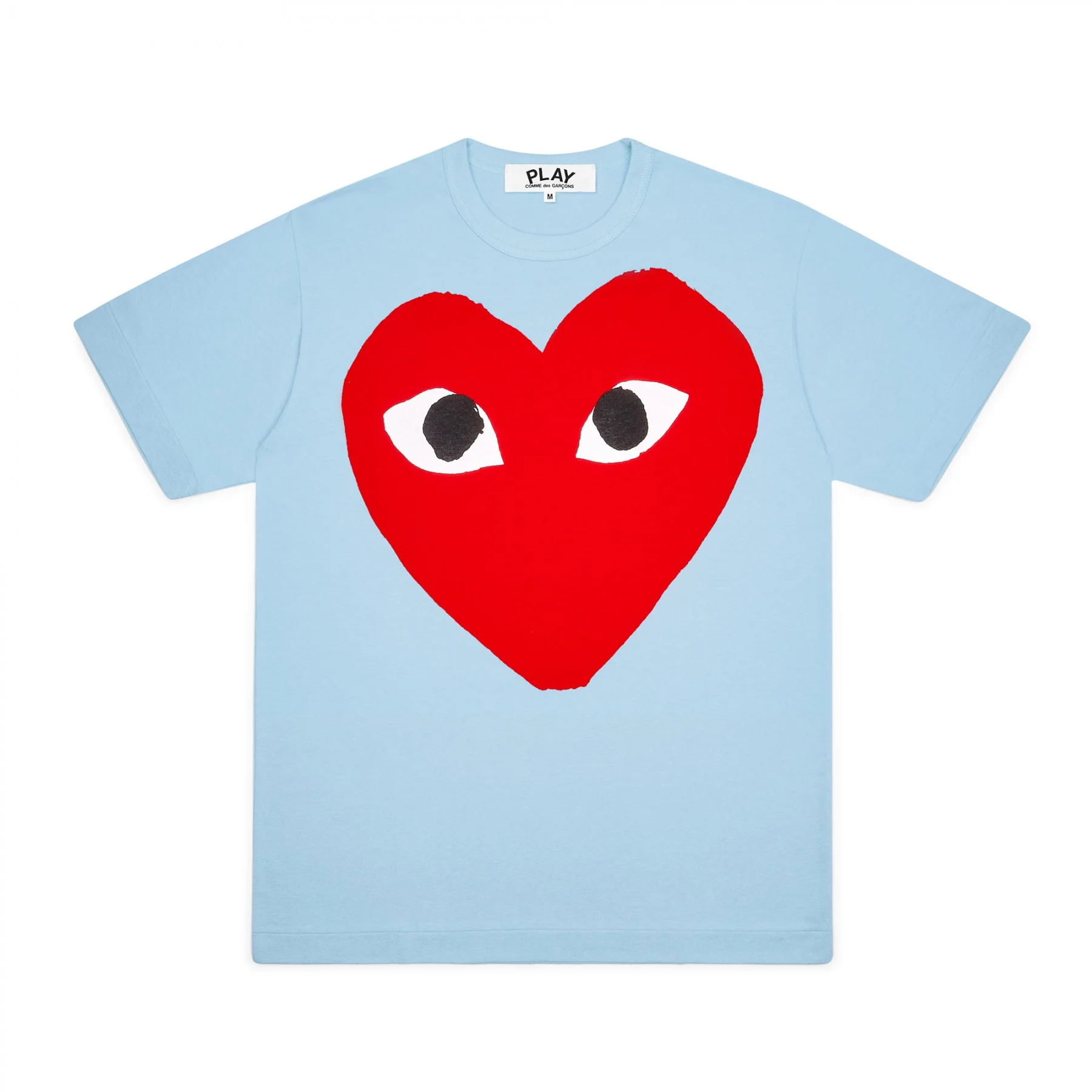 PLAY Red Heart Screenprint T-Shirt Spring Series (Blue)