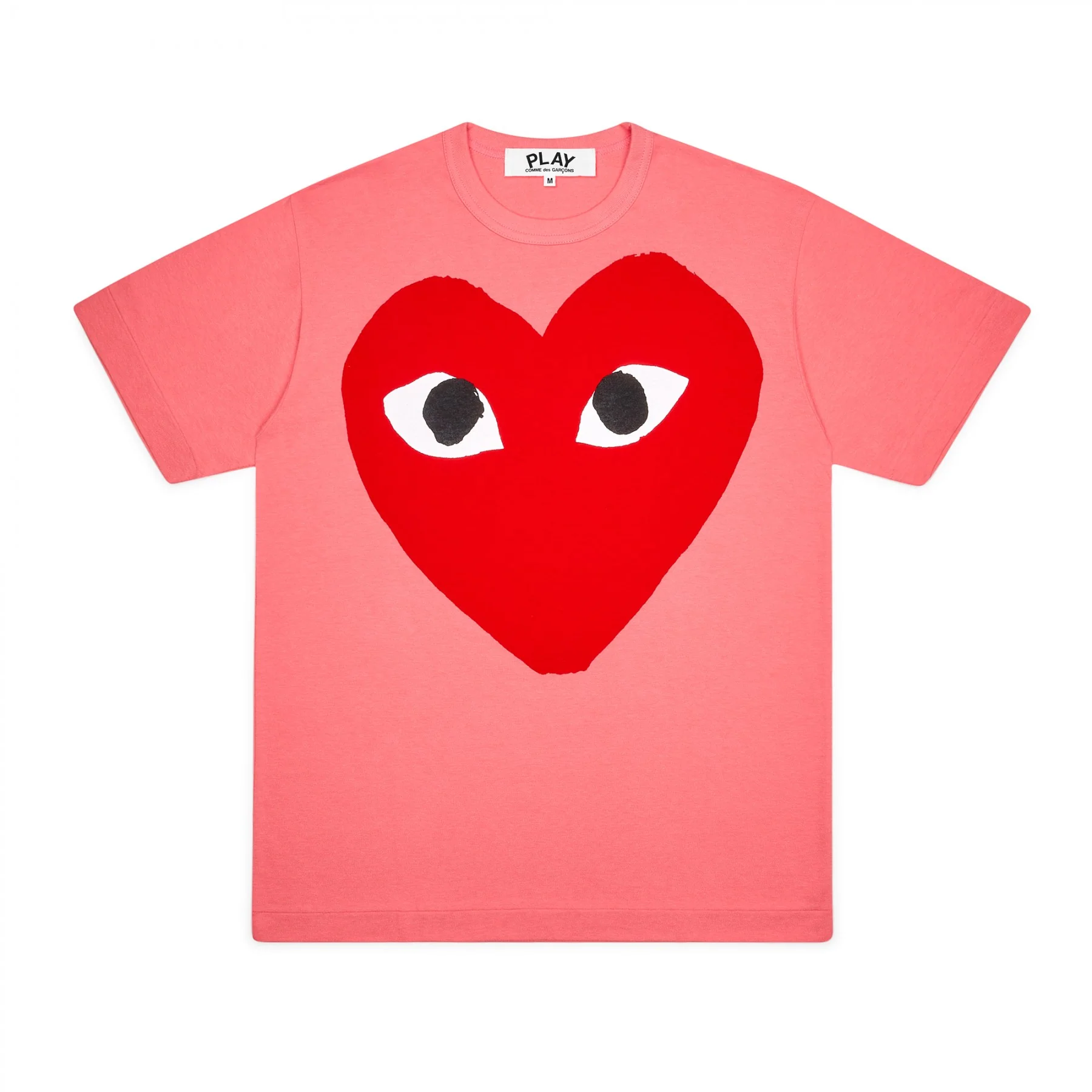 PLAY Red Heart Screenprint T-Shirt Spring Series (Pink)