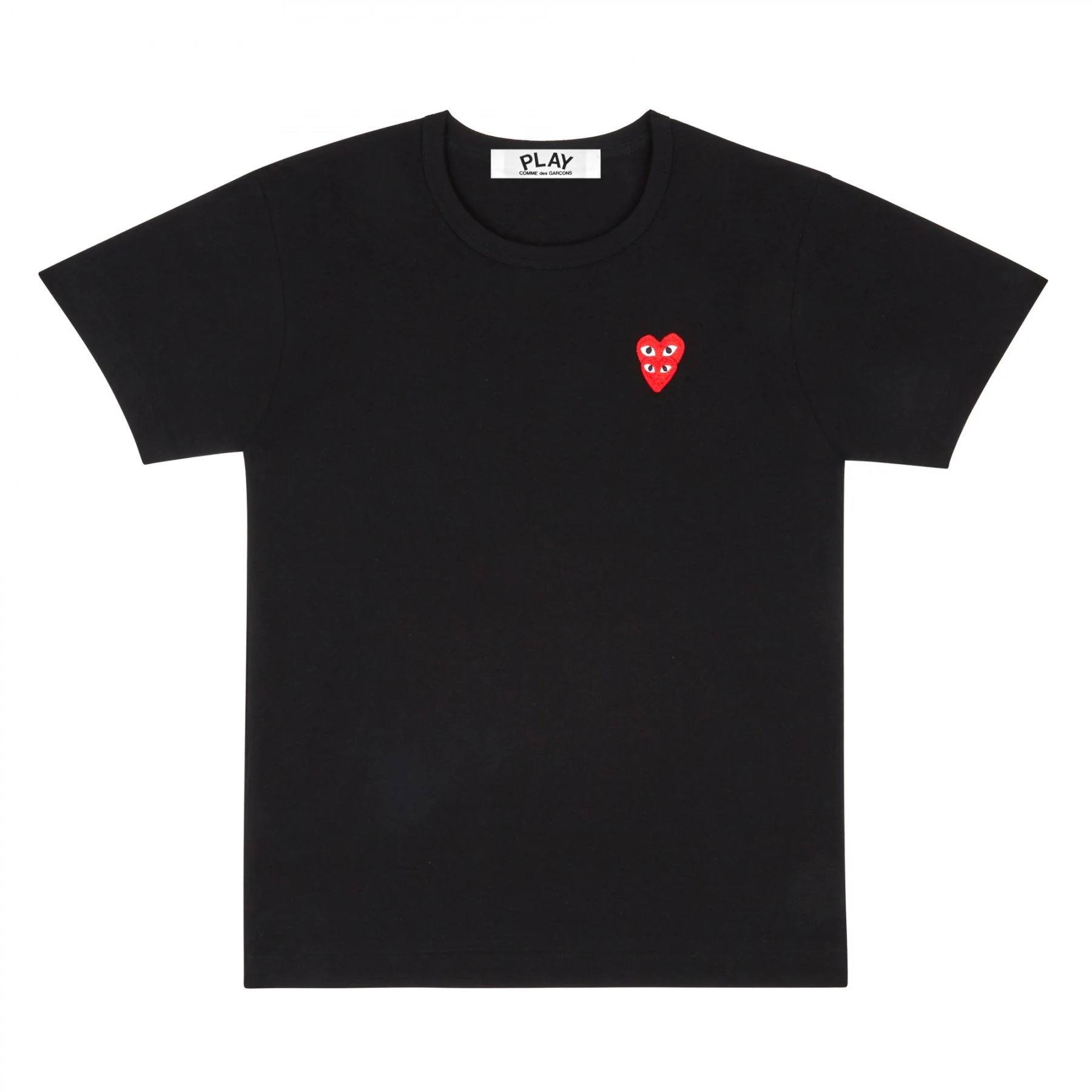 PLAY Basic T-Shirt Red Family Heart (Black)