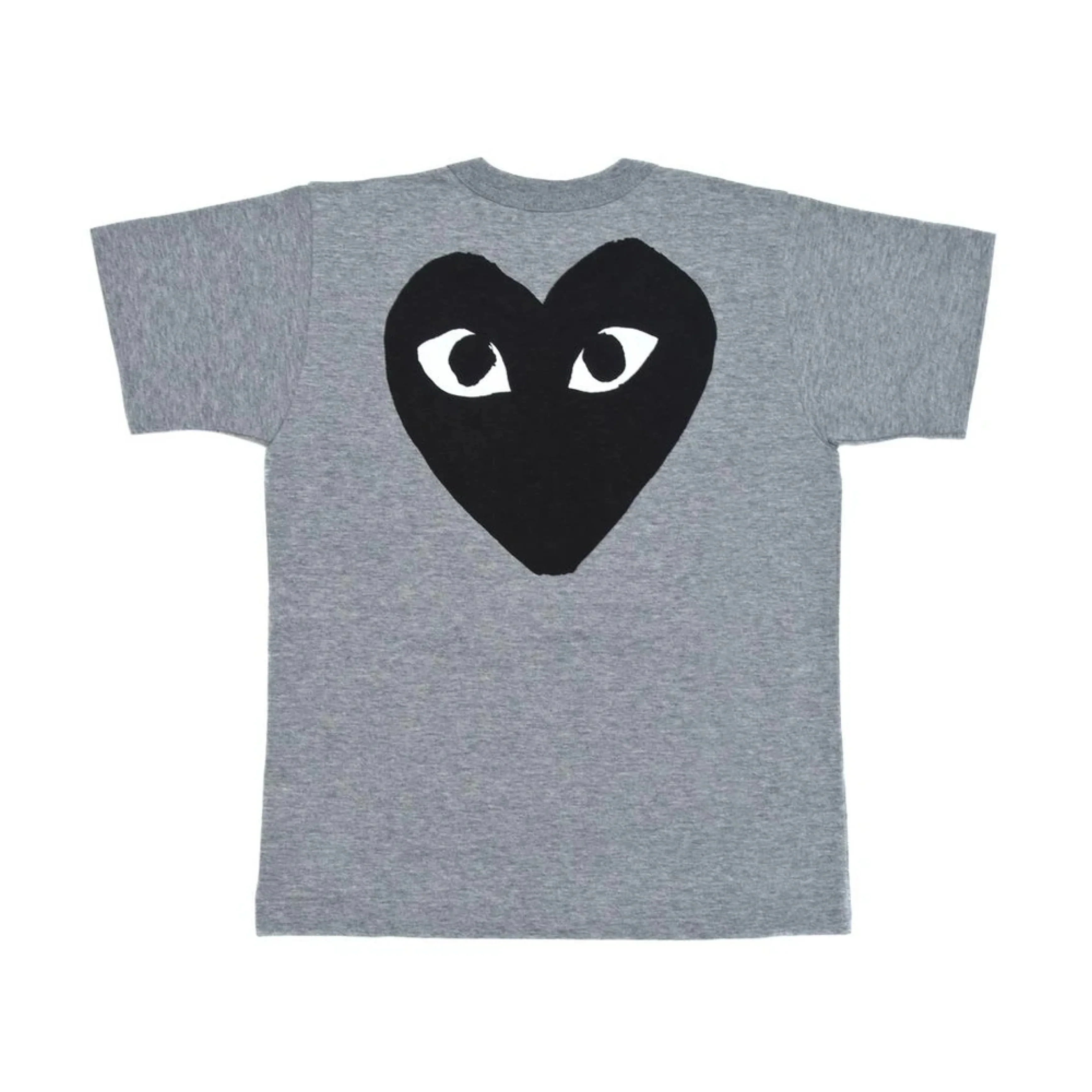 PLAY Kids T-Shirt Black Text and Black Heart - Image 2