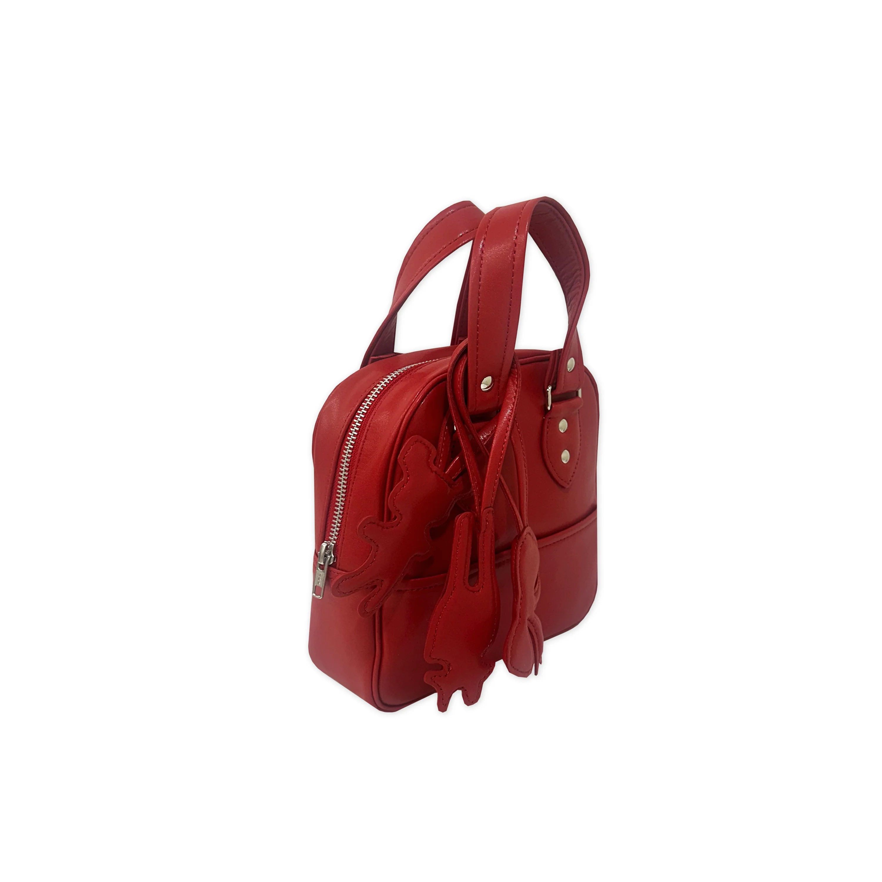 Padded Teddy Bag Red - Image 2