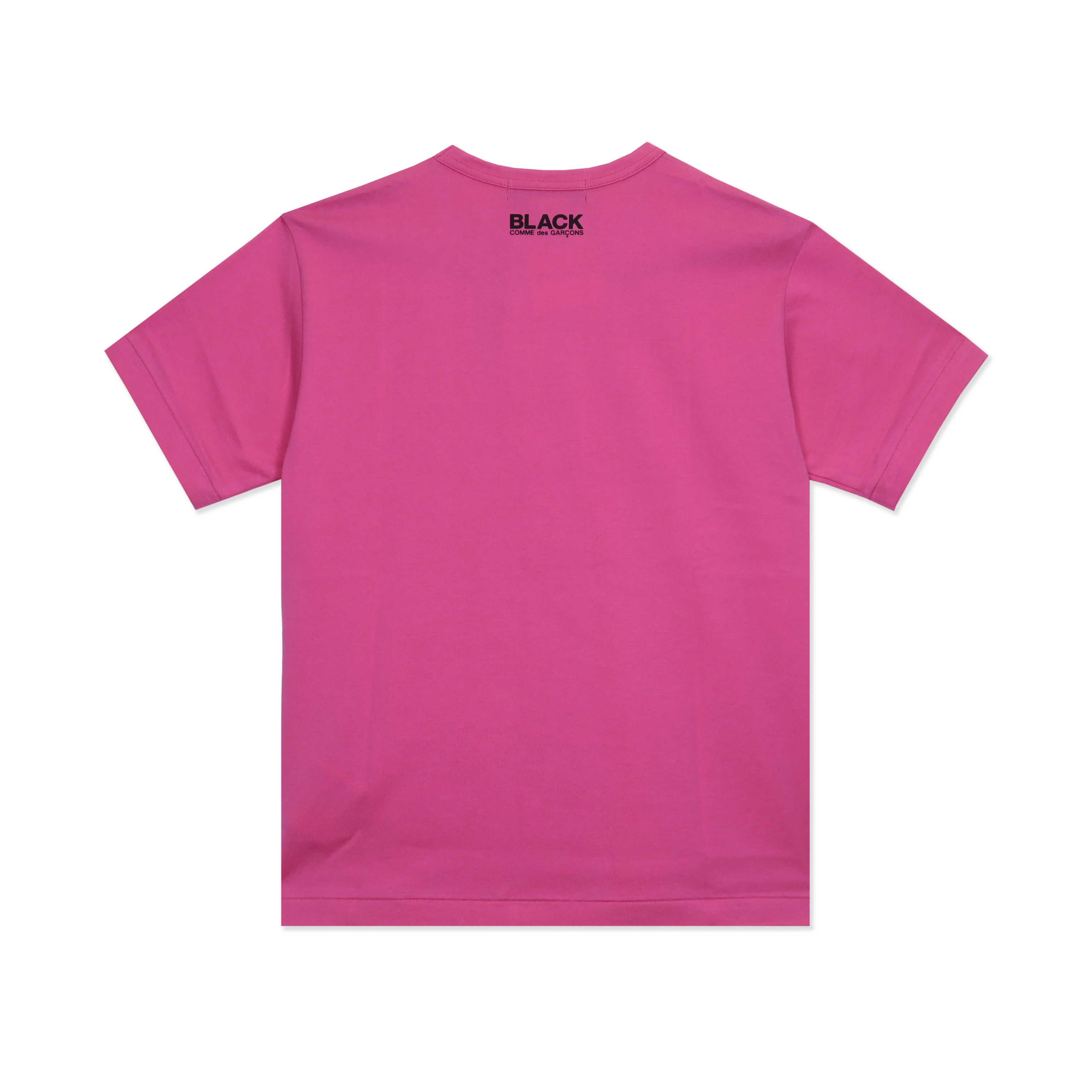 Pink Cotton Neck Logo T-Shirt - Image 2