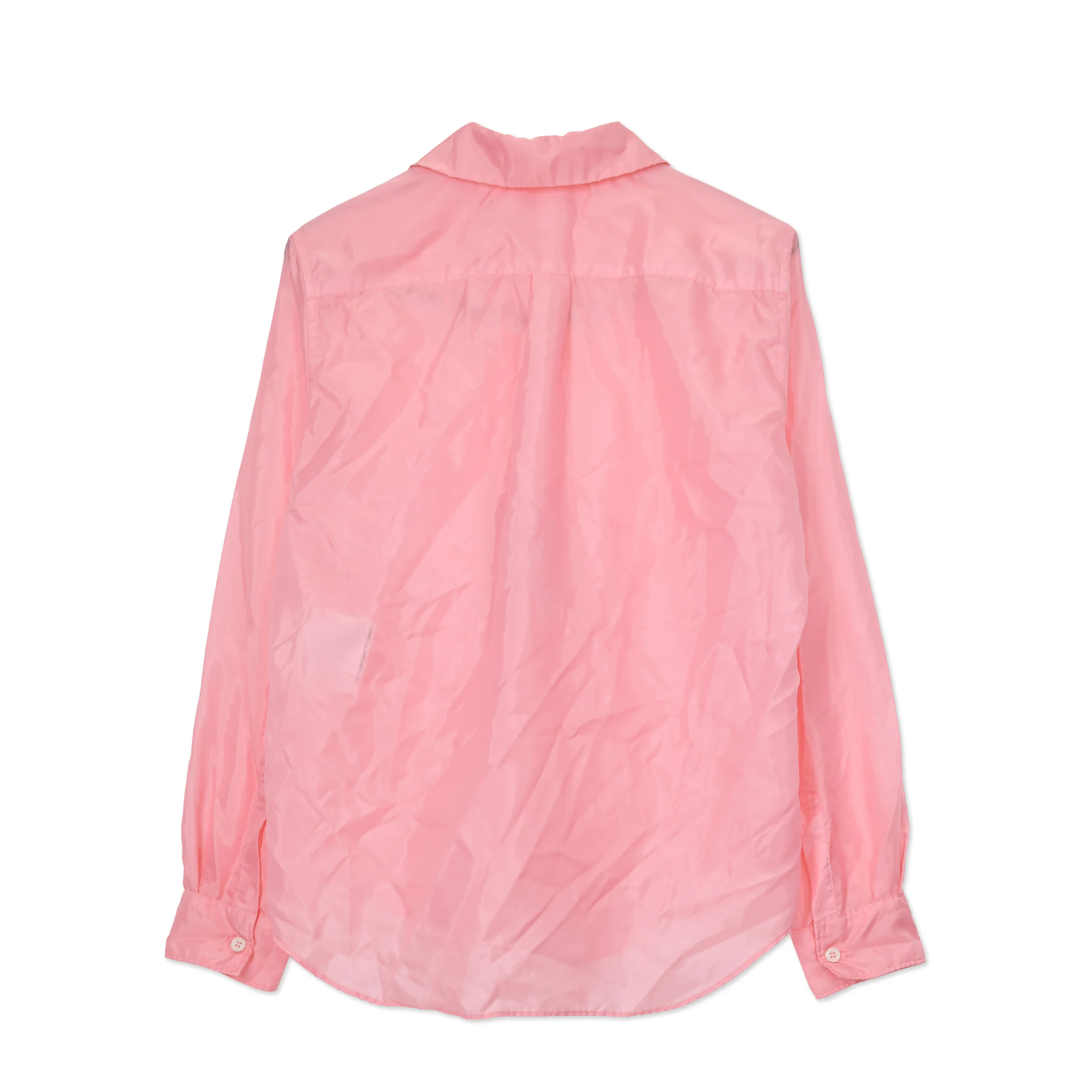 Pink Taffeta Peter Pan Shirt - Image 2