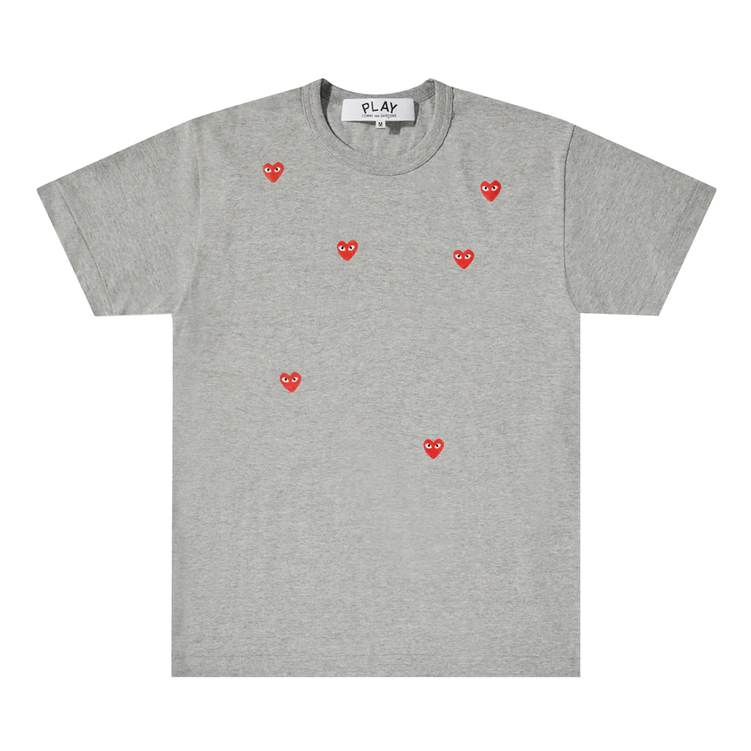 PLAY Multiple Heart Logo T-Shirt (Grey)
