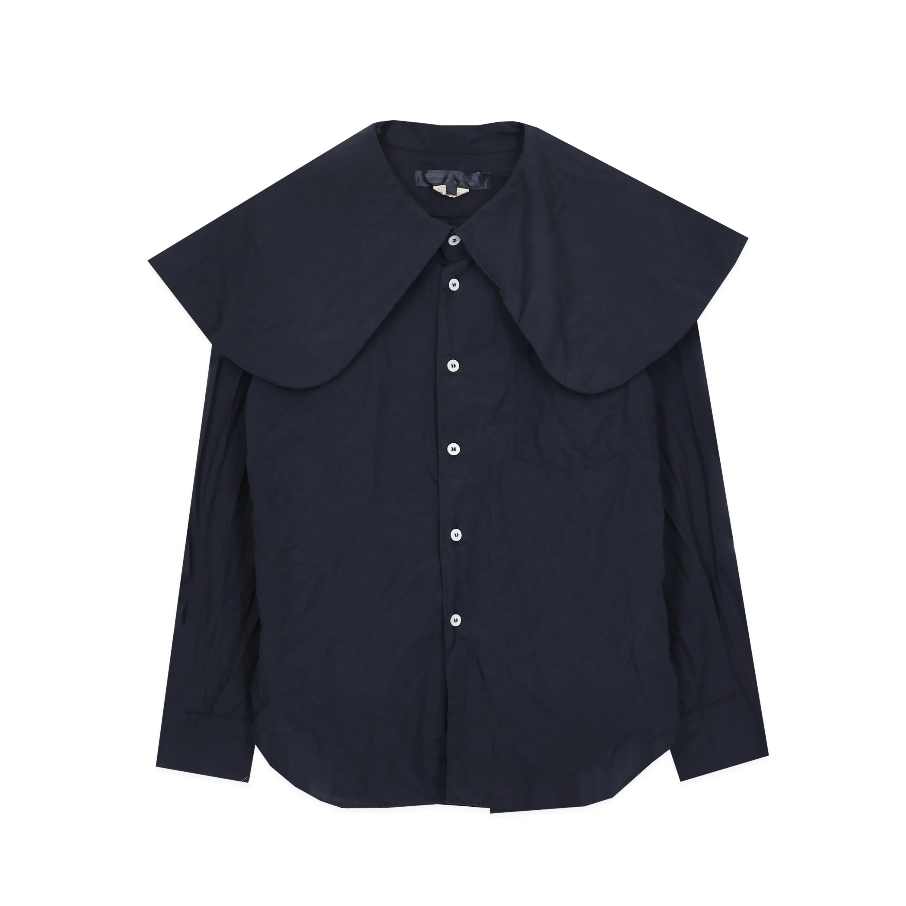Polyester Big Collar Blouse