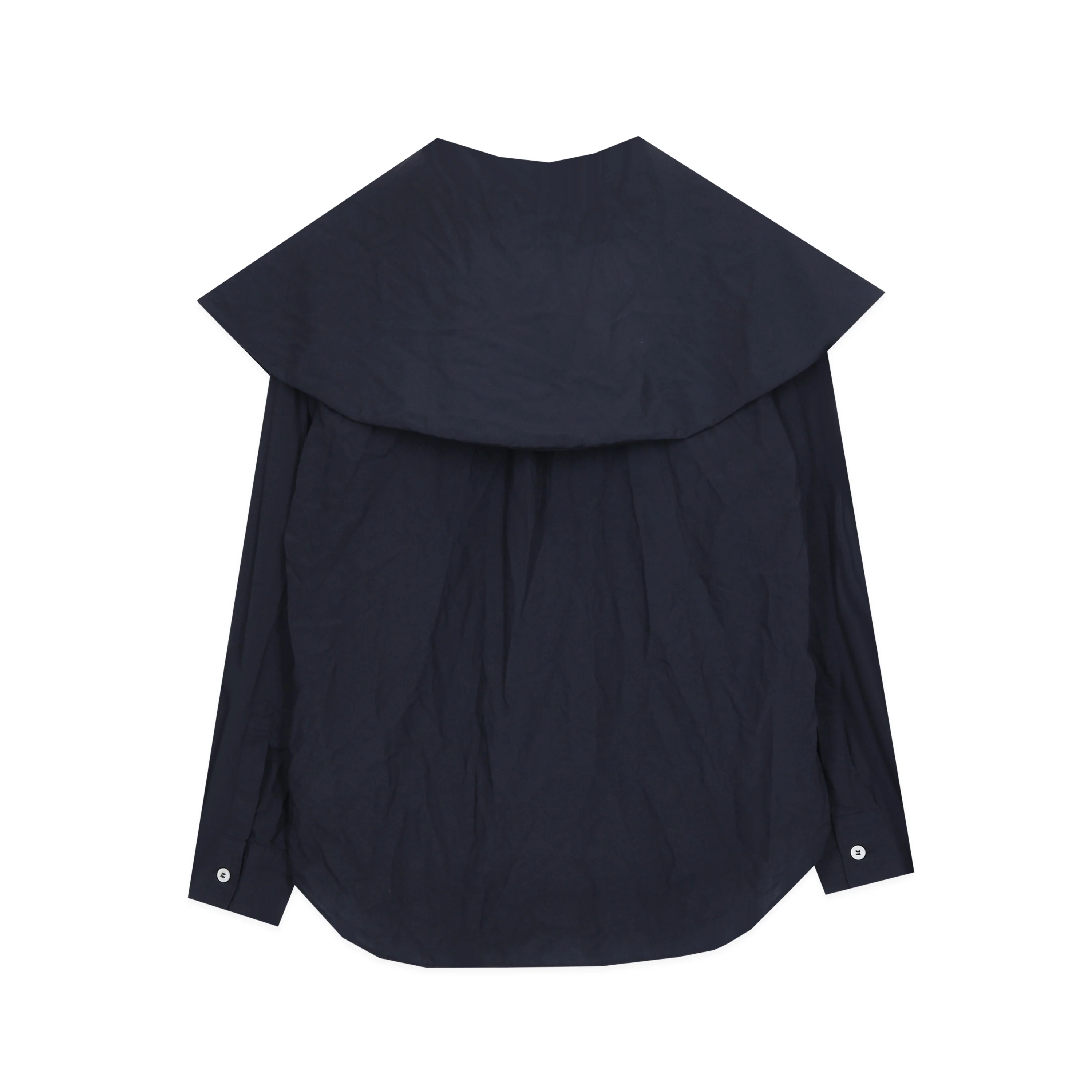Polyester Big Collar Blouse - Image 2