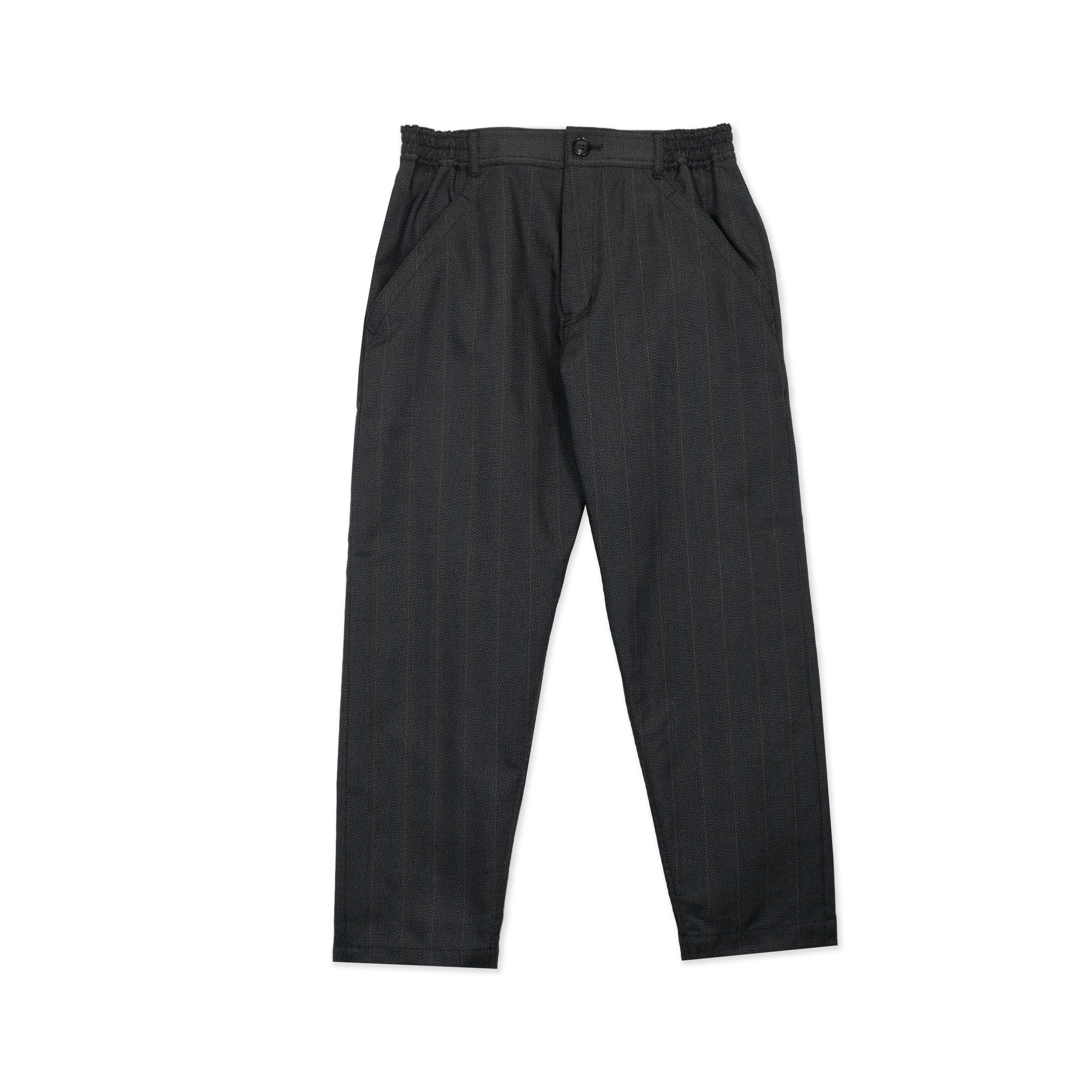 Polyester Herringbone Stripe Pant