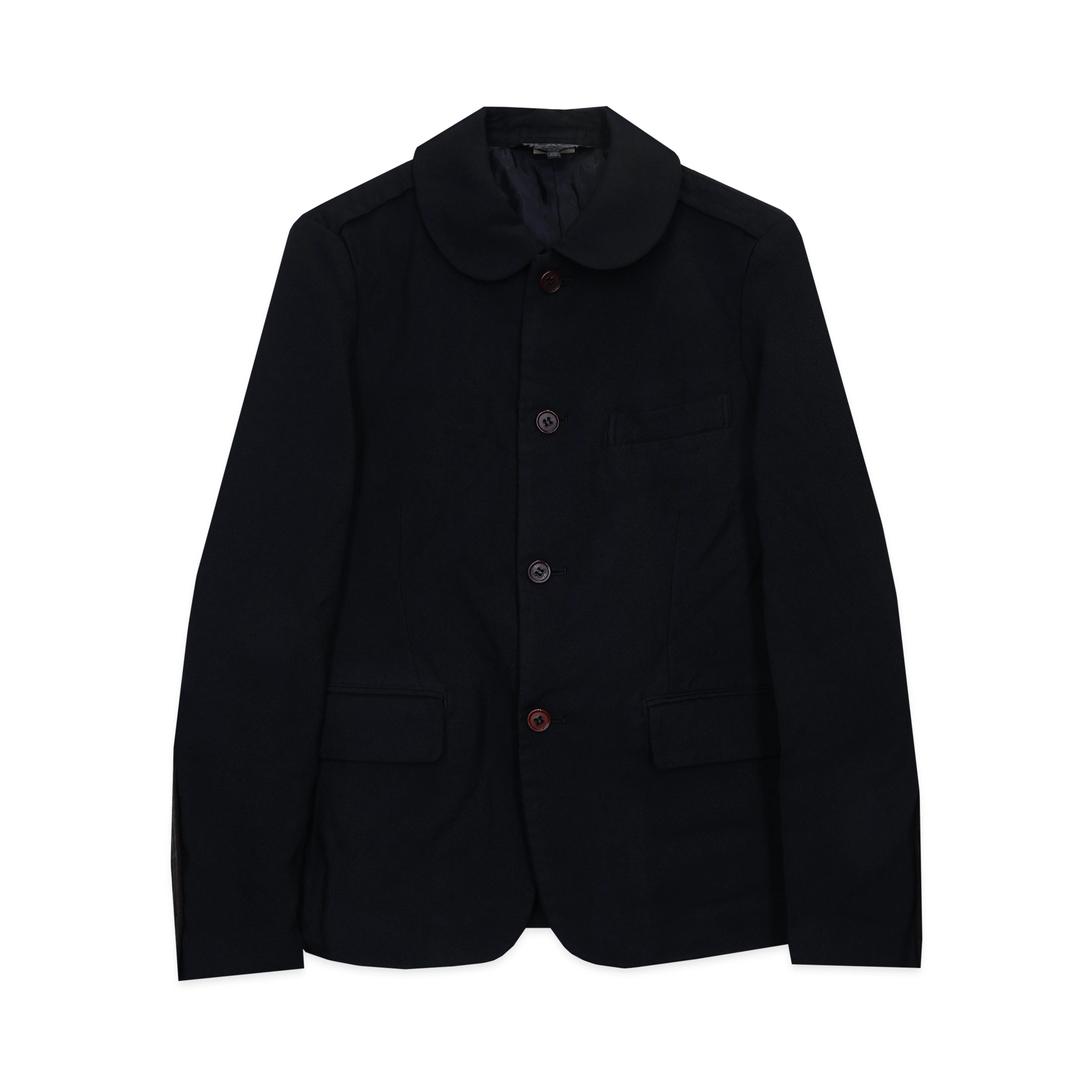 Panelled Seam Peter Pan Jacket