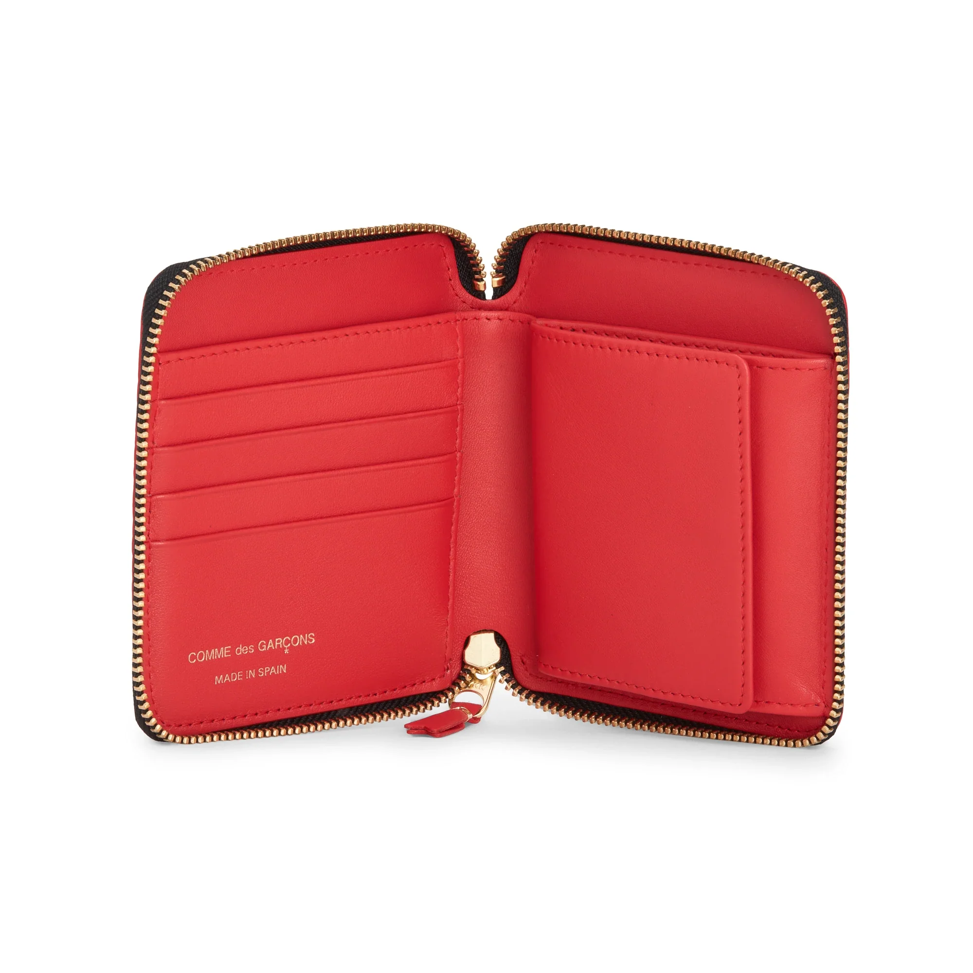 Red Embossed Roots Group Wallet 2100ERR - Image 3