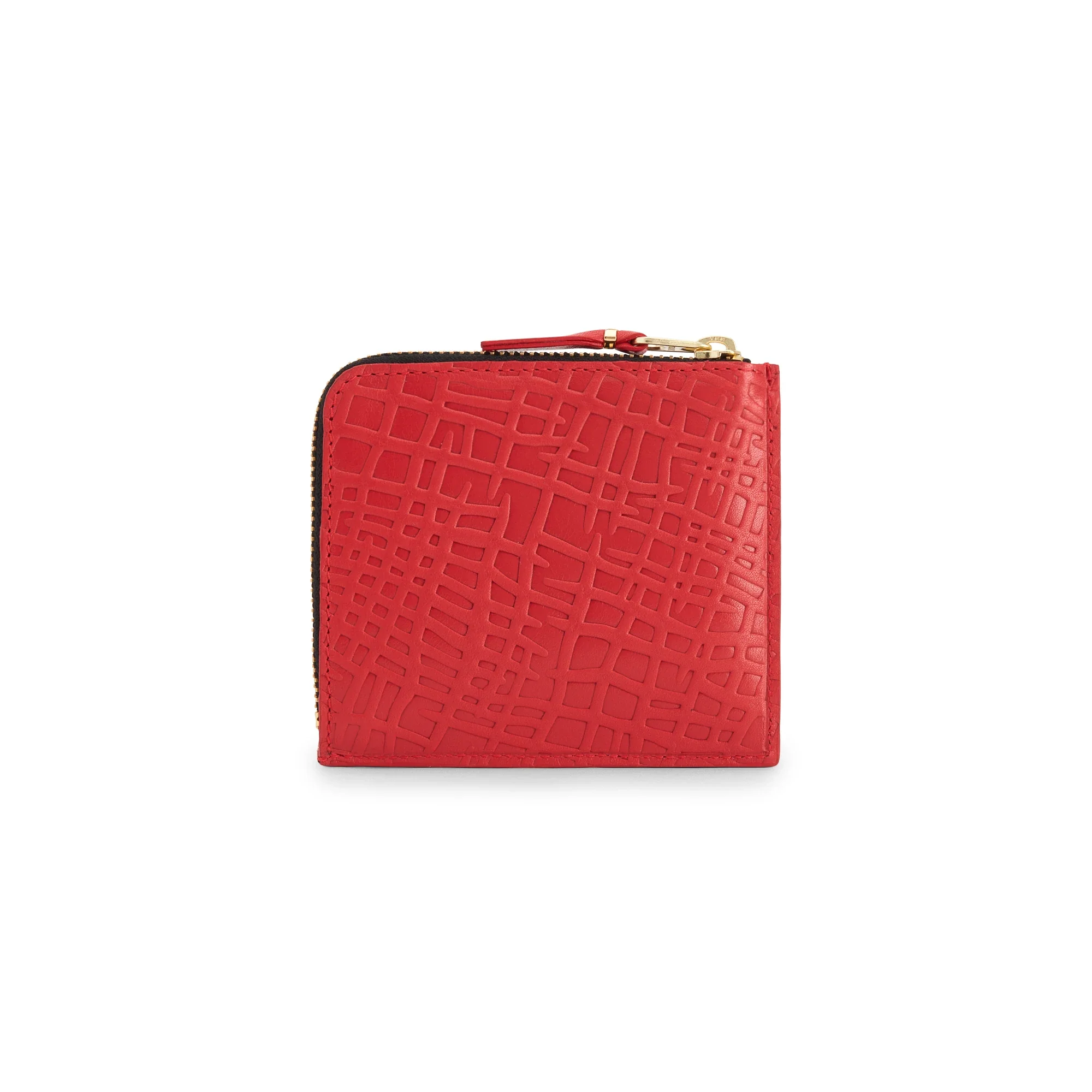 Red Embossed Roots Group Wallet 3100ERR - Image 3