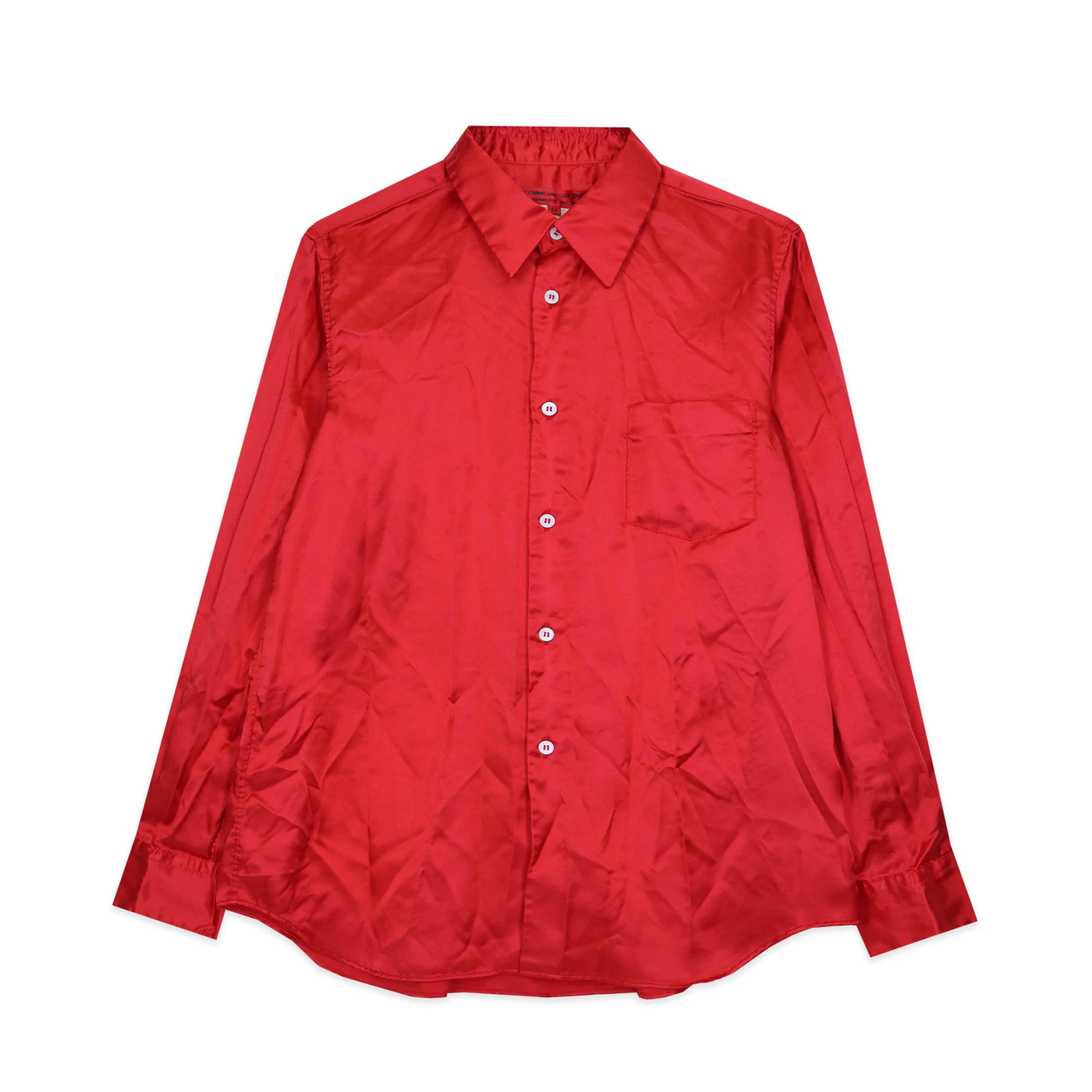 Red Satin Shirt
