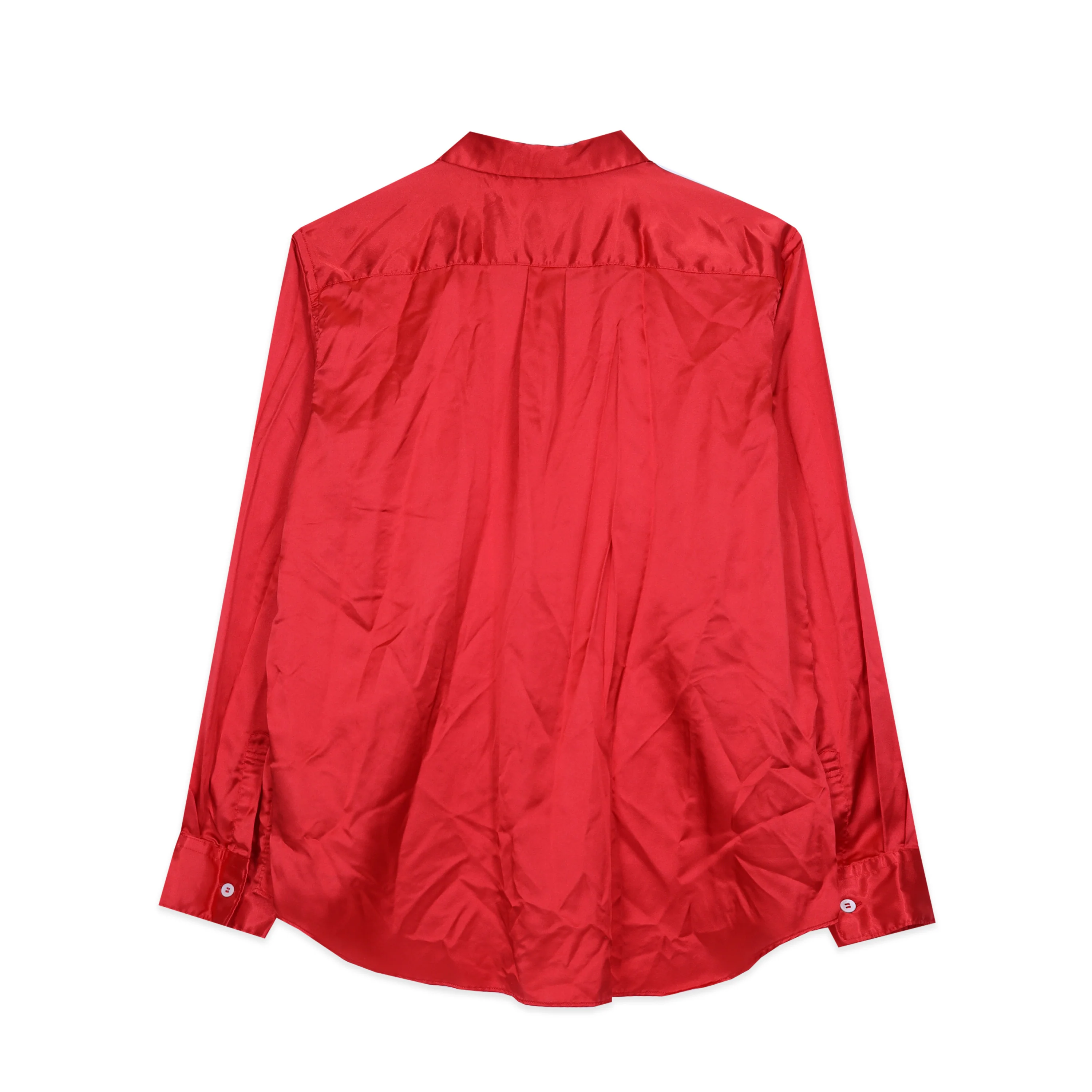 Red Satin Shirt - Image 2