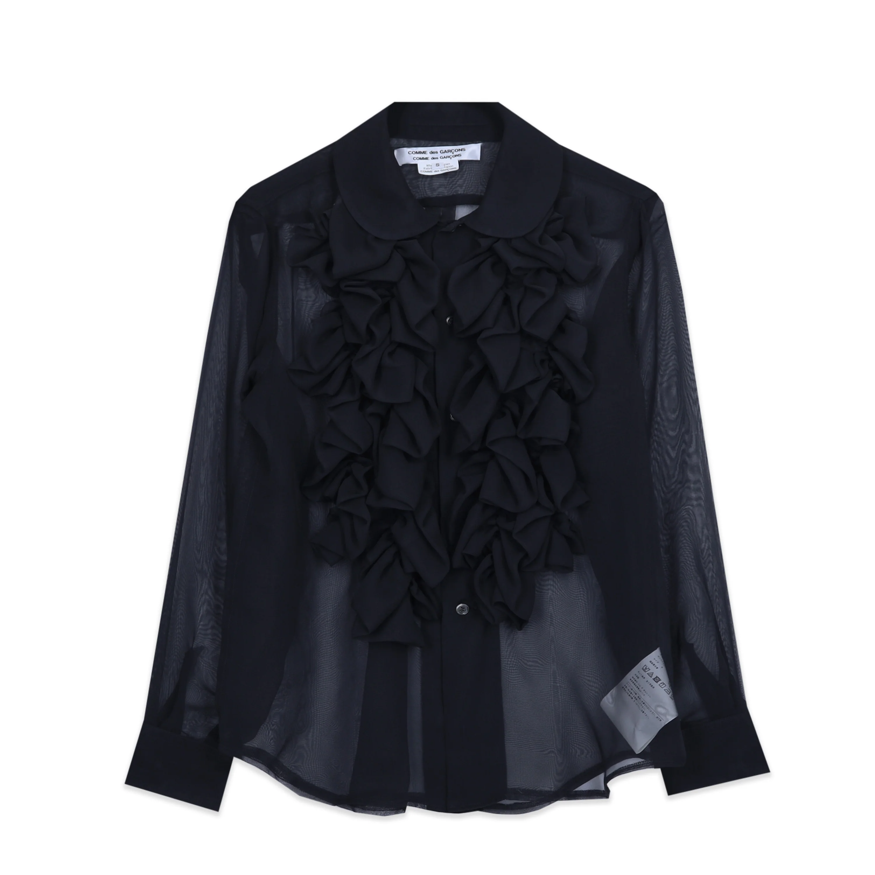 Ruffle Front Georgette Blouse