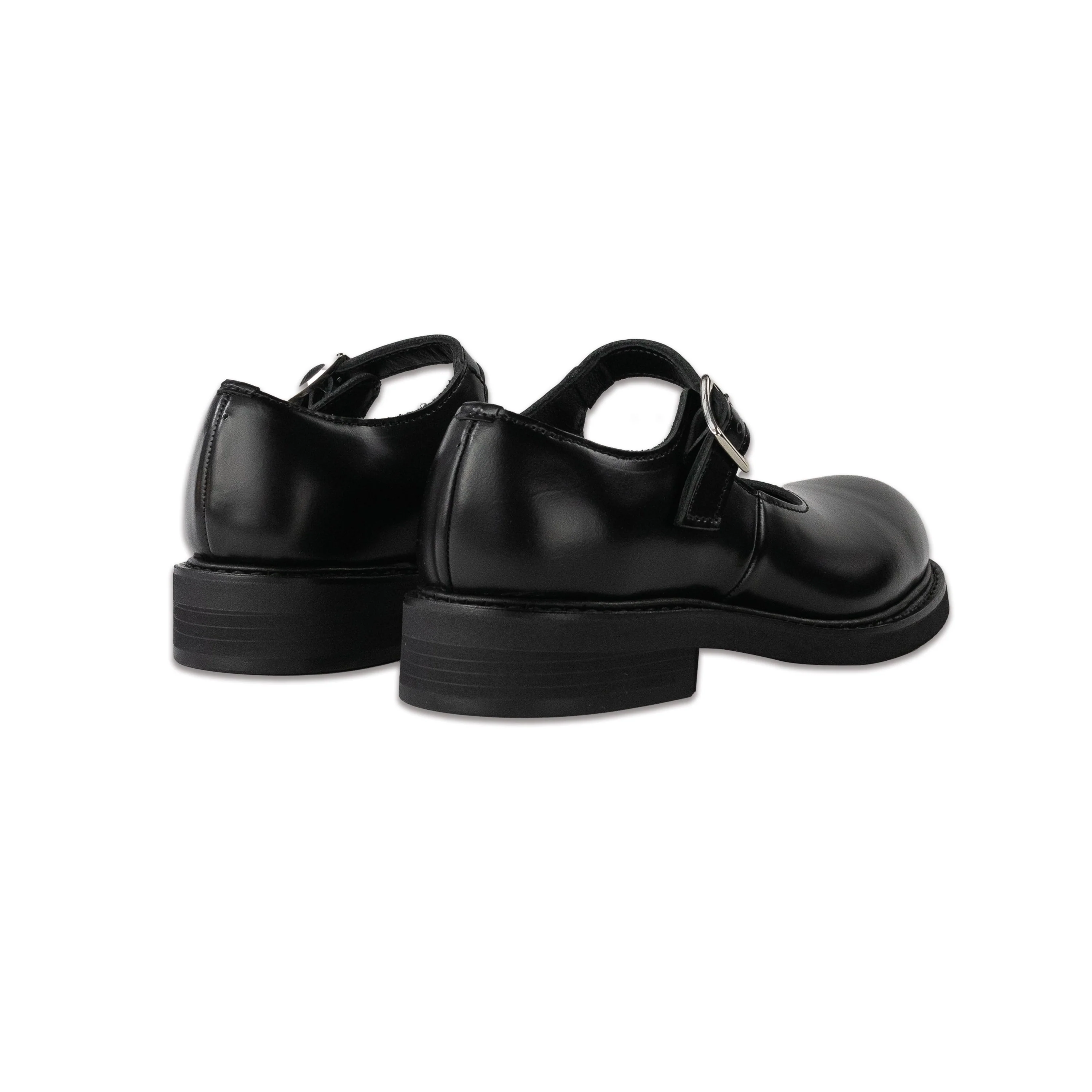 Leather Goodyear Mary Jane Shoes Black - Image 3