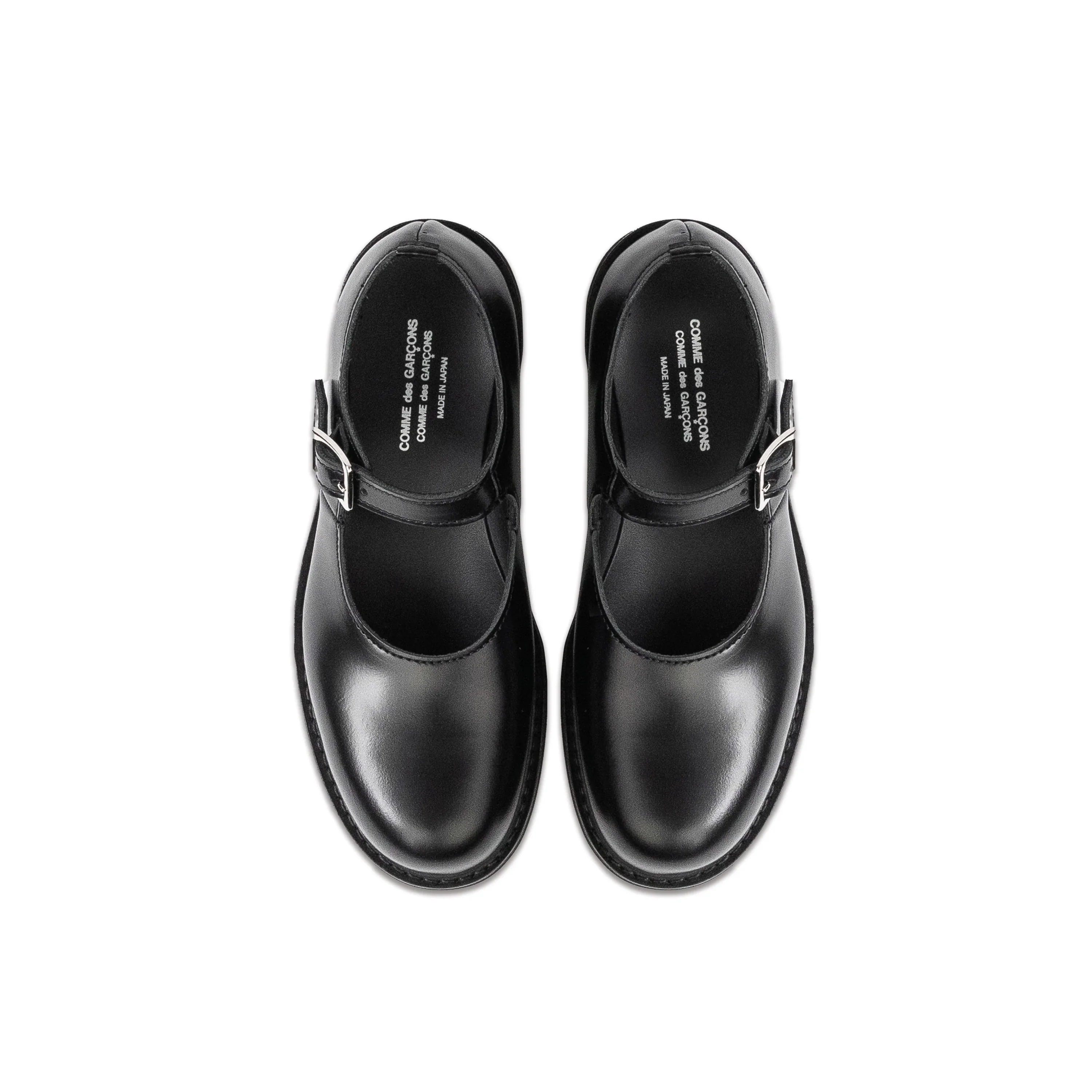 Leather Goodyear Mary Jane Shoes Black - Image 4