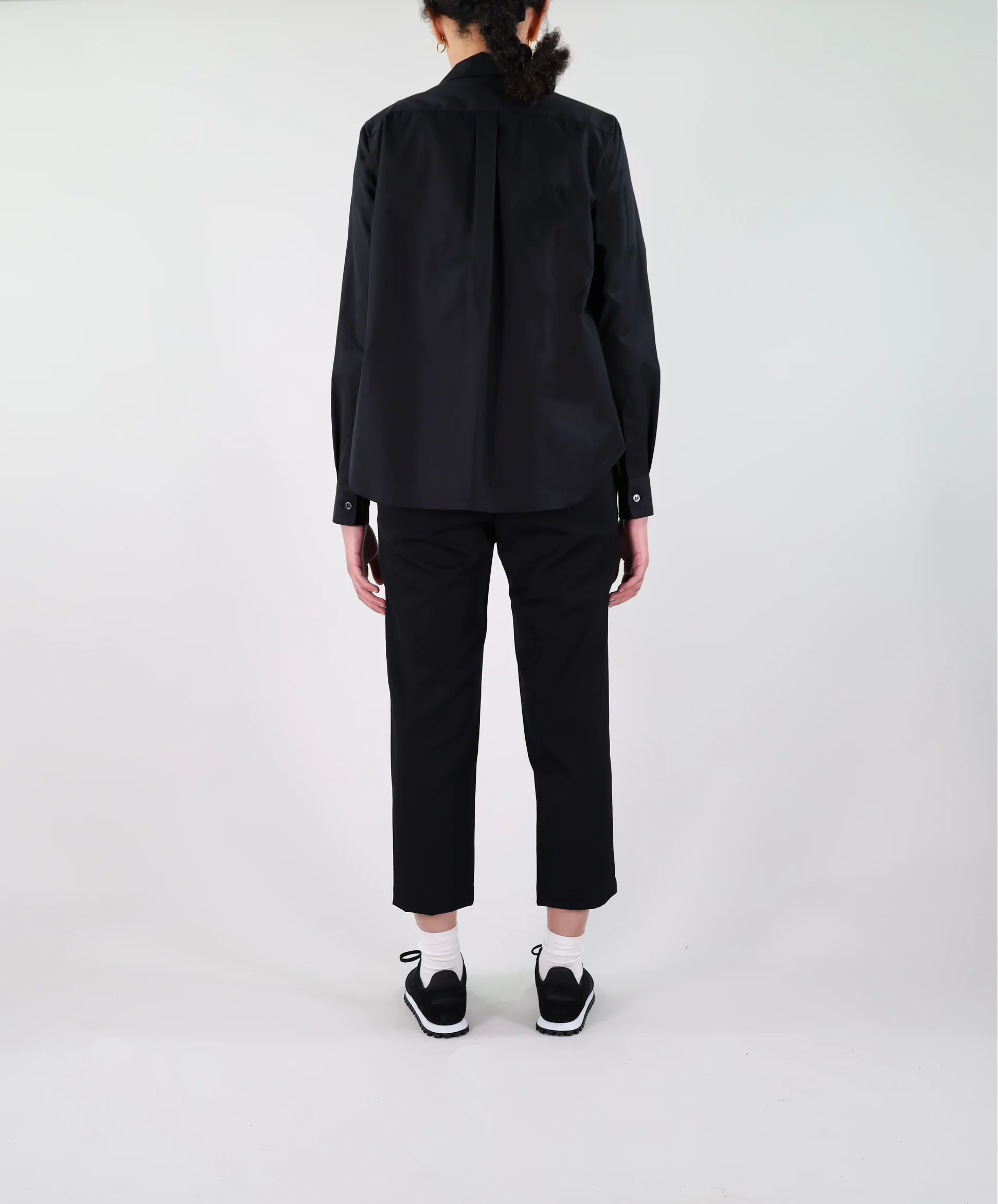 Wool Gabardine Drawstring Pants - Image 3