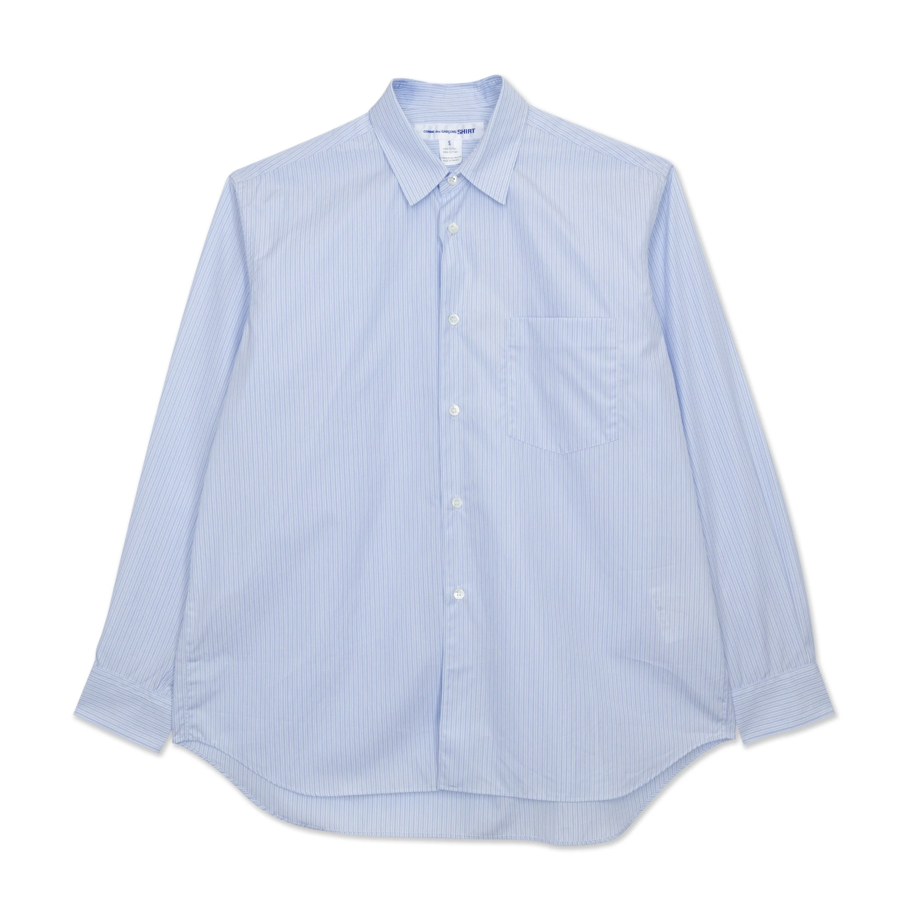 SHIRT FOREVER Plain Stripe Shirt 124 Wide