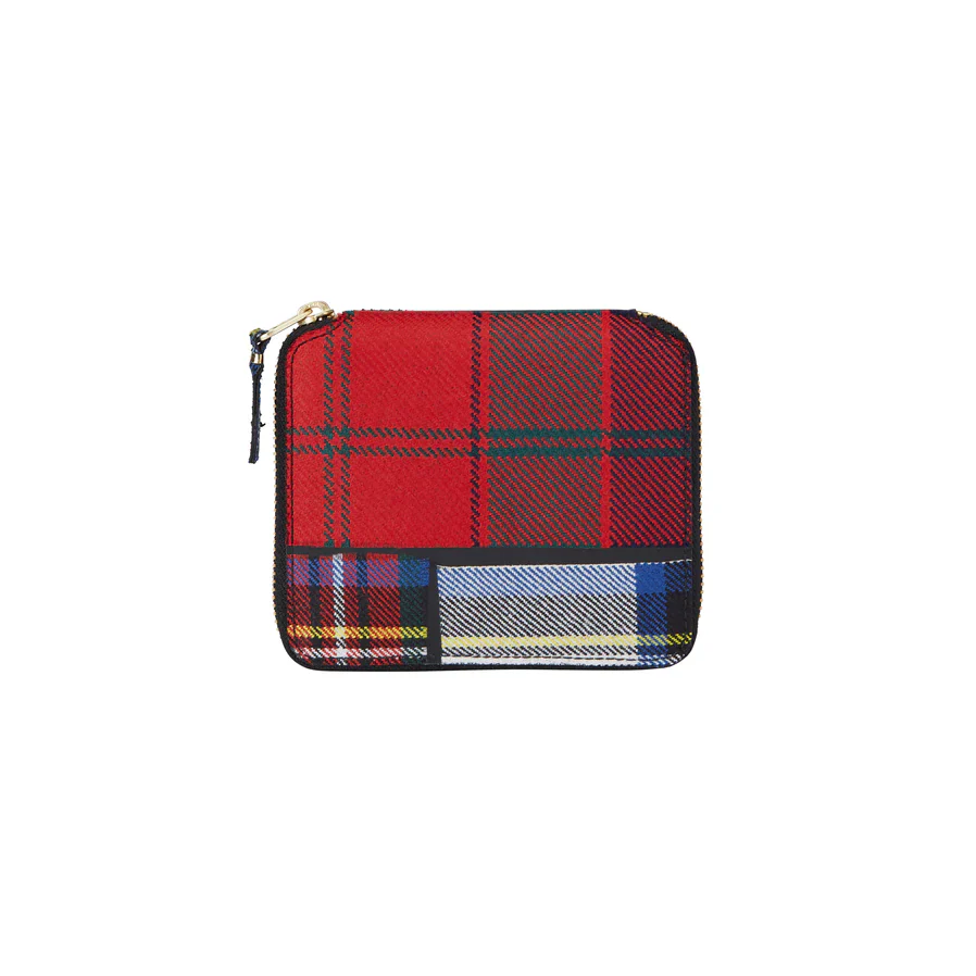 Tartan Patchwork Group Wallet Red 2100TPR