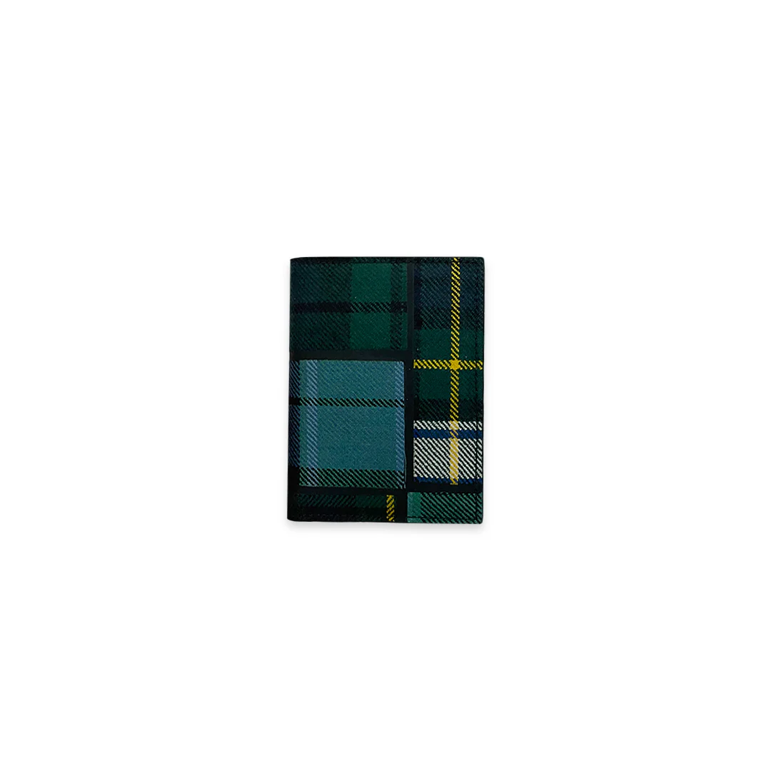 Tartan Patchwork Group Wallet Green 0641TPG