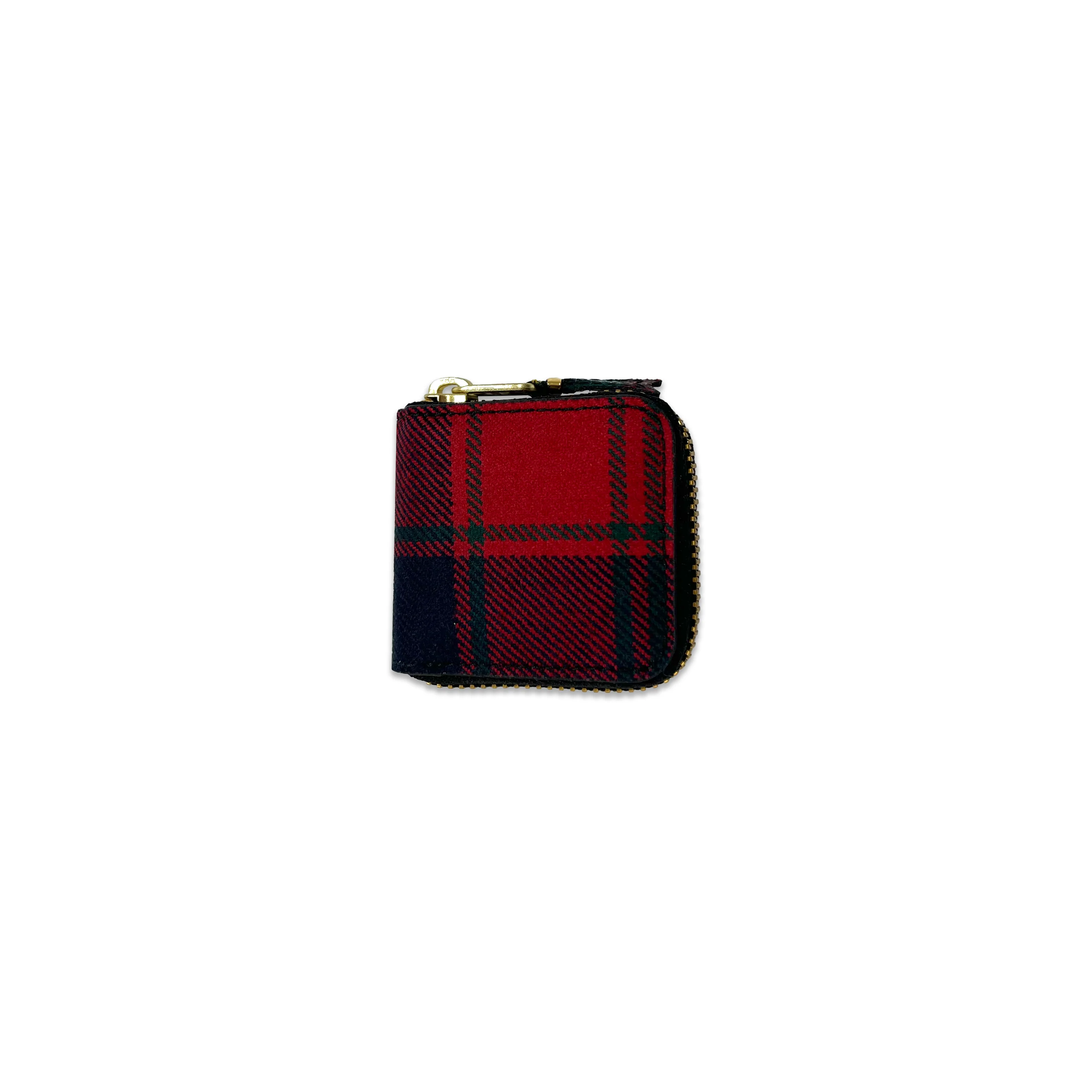 Tartan Patchwork Group Wallet Red 4100TPR - Image 2