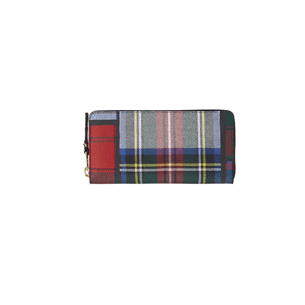 Tartan Patchwork Group Wallet Red 410XTPR