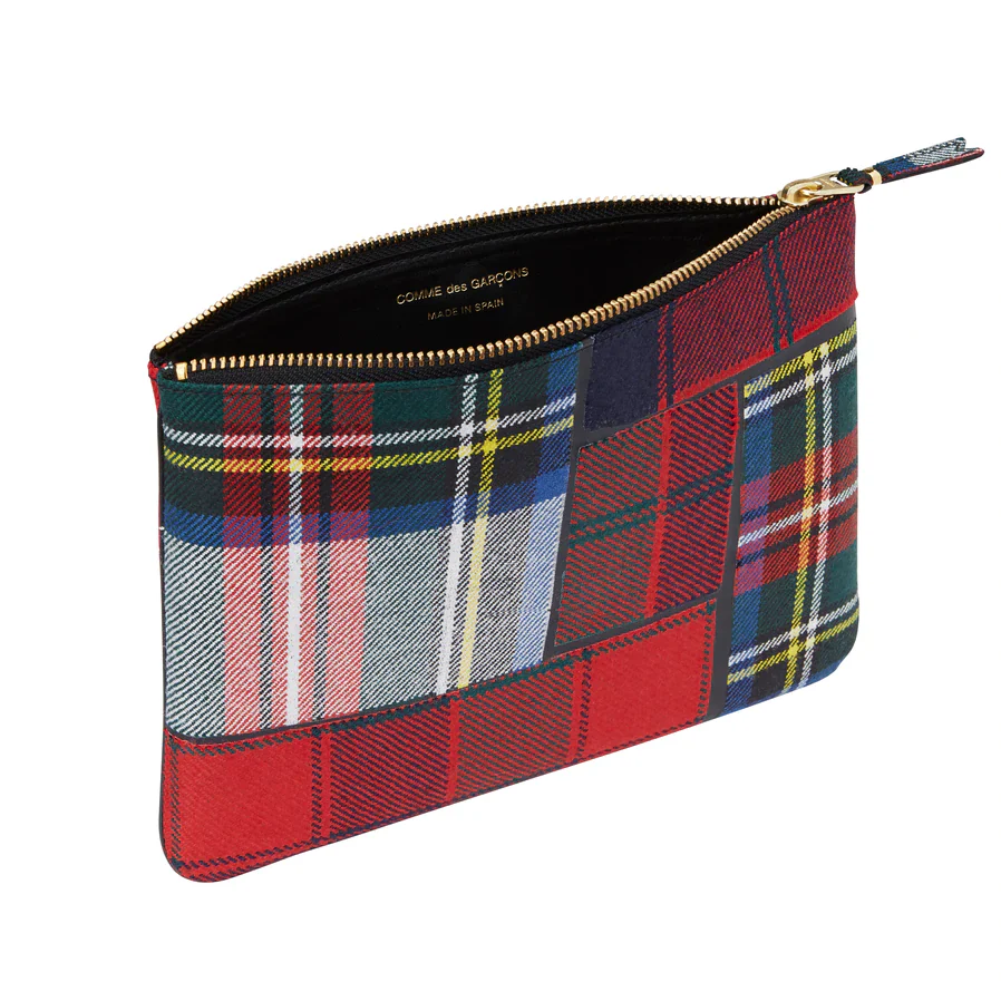 Tartan Patchwork Group Wallet Red SA5100TPR - Image 2