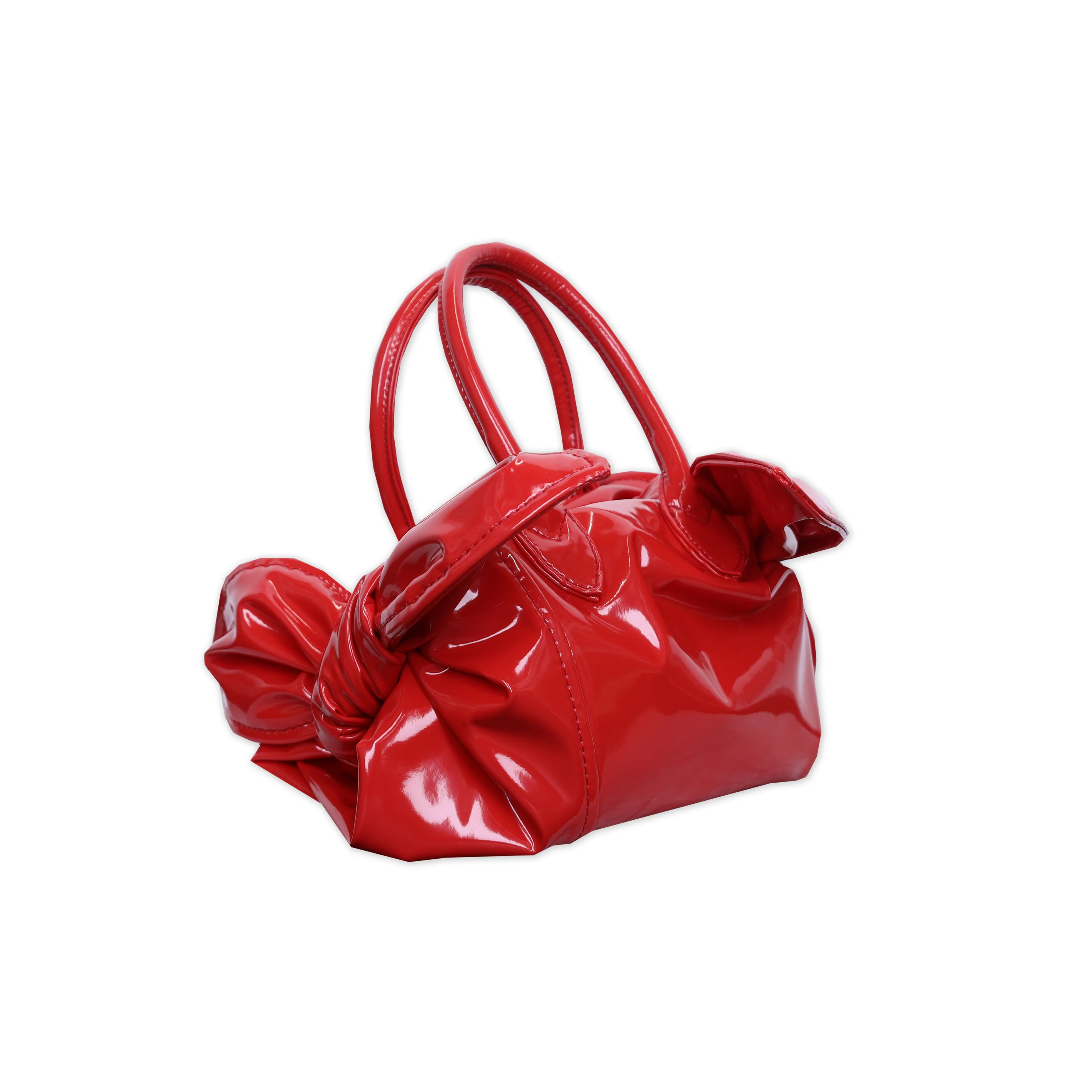 Twisted Bow Bag Red - Image 2