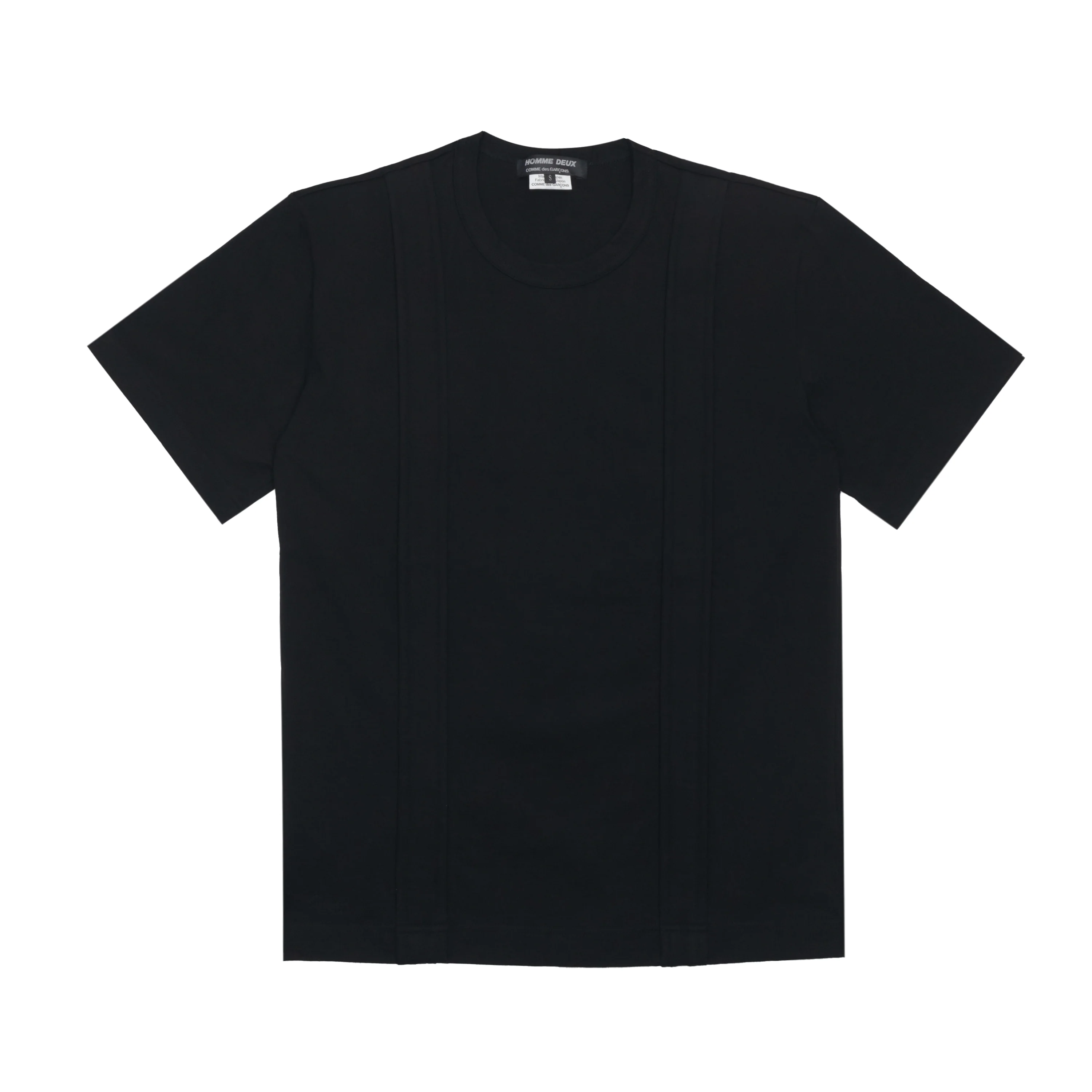 Wadded Strip T-Shirt Black