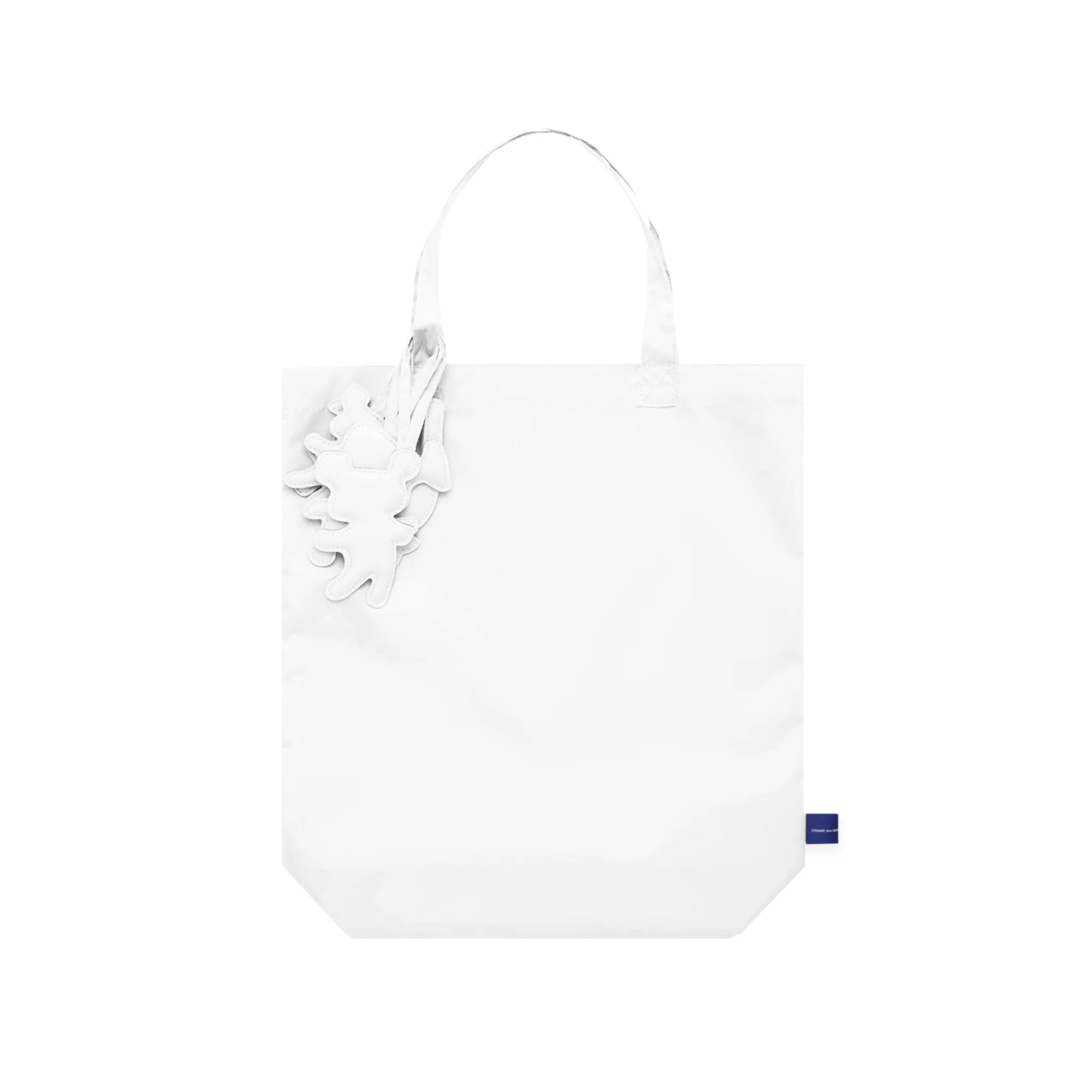 White Padded Teddy Tote Bag
