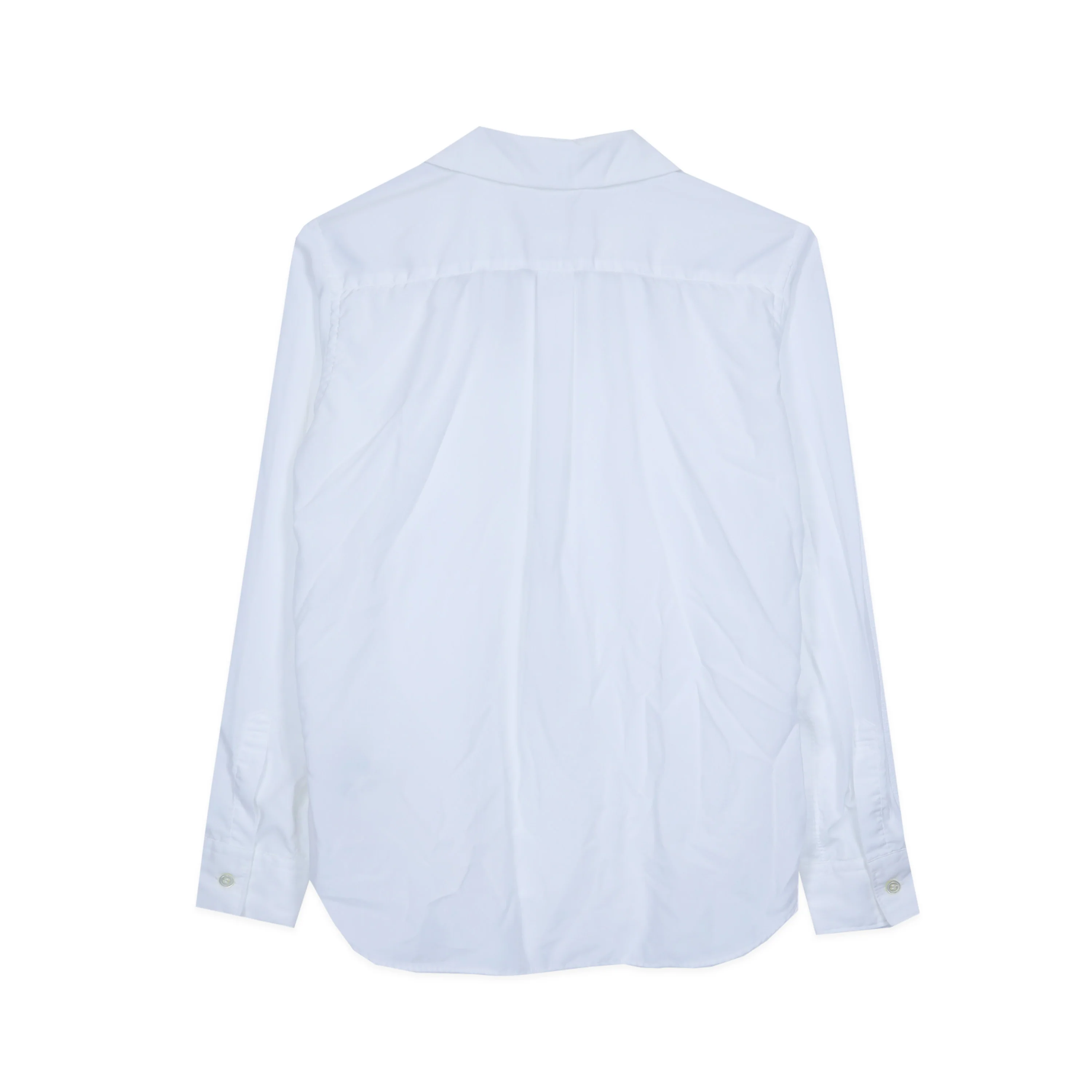 White Peter Pan Stud Button Blouse - Image 2