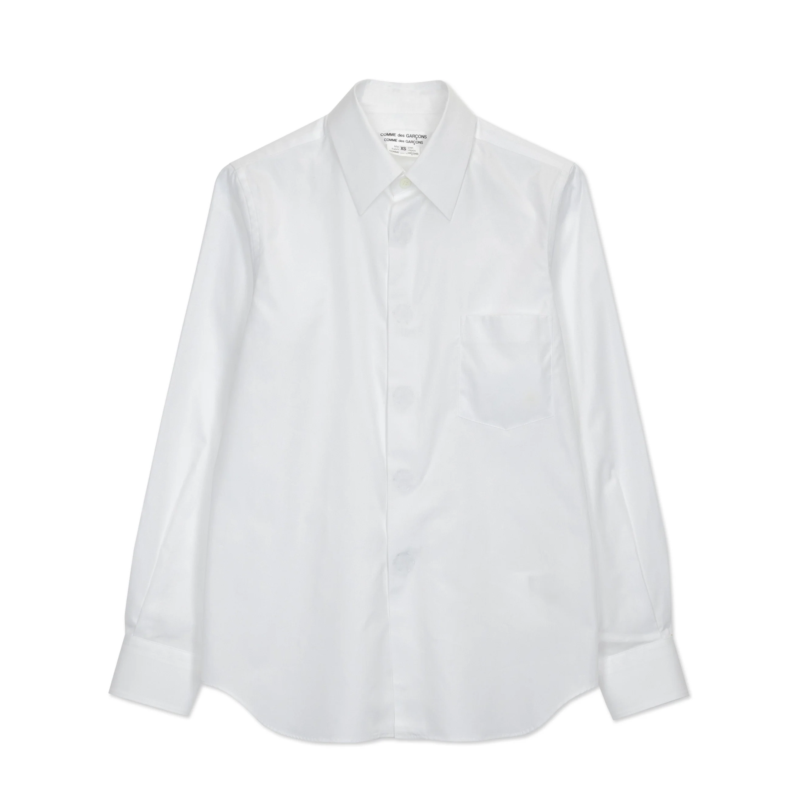 White Point Collar Press Stud Shirt