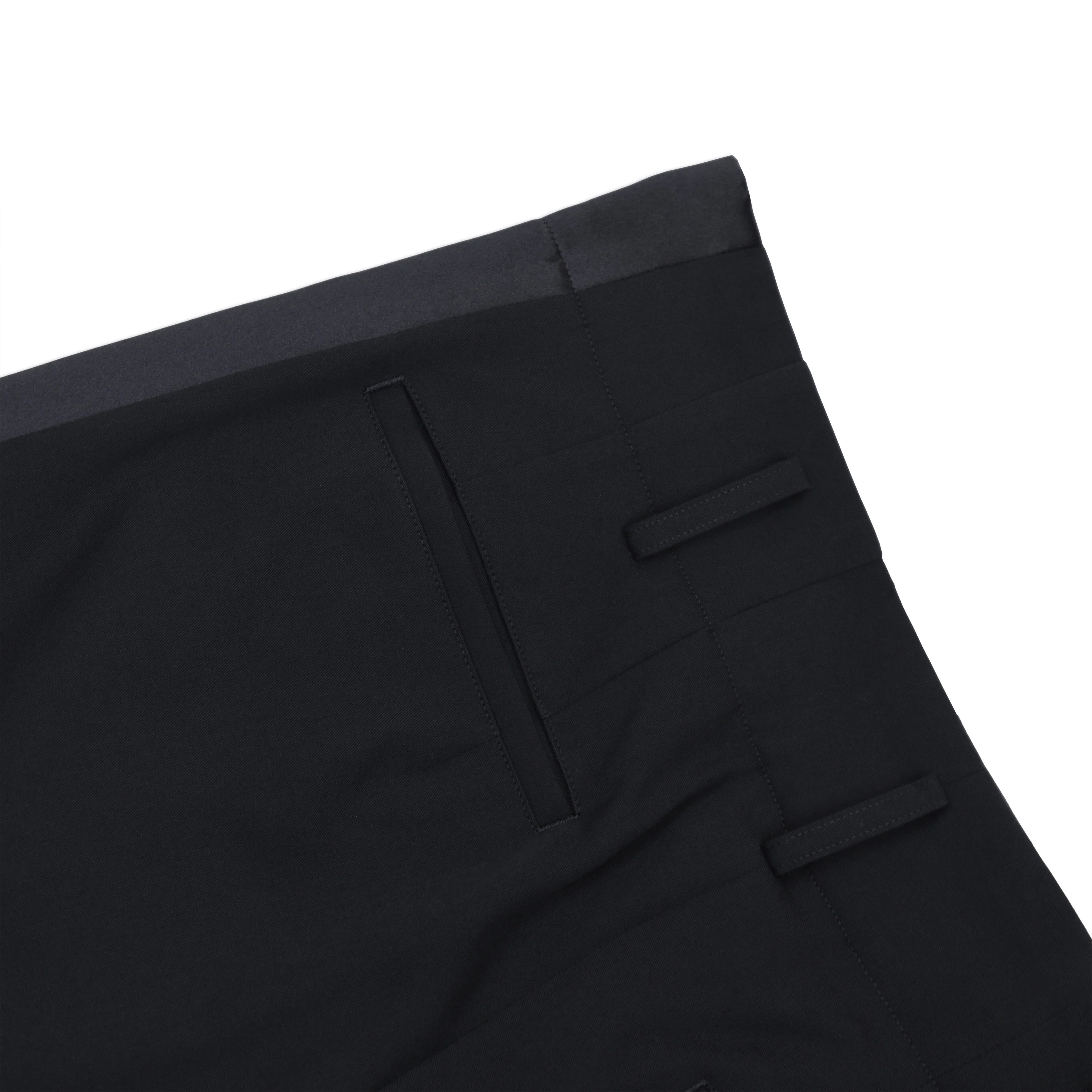 Wide Leg Satin Panel Pant - Image 2