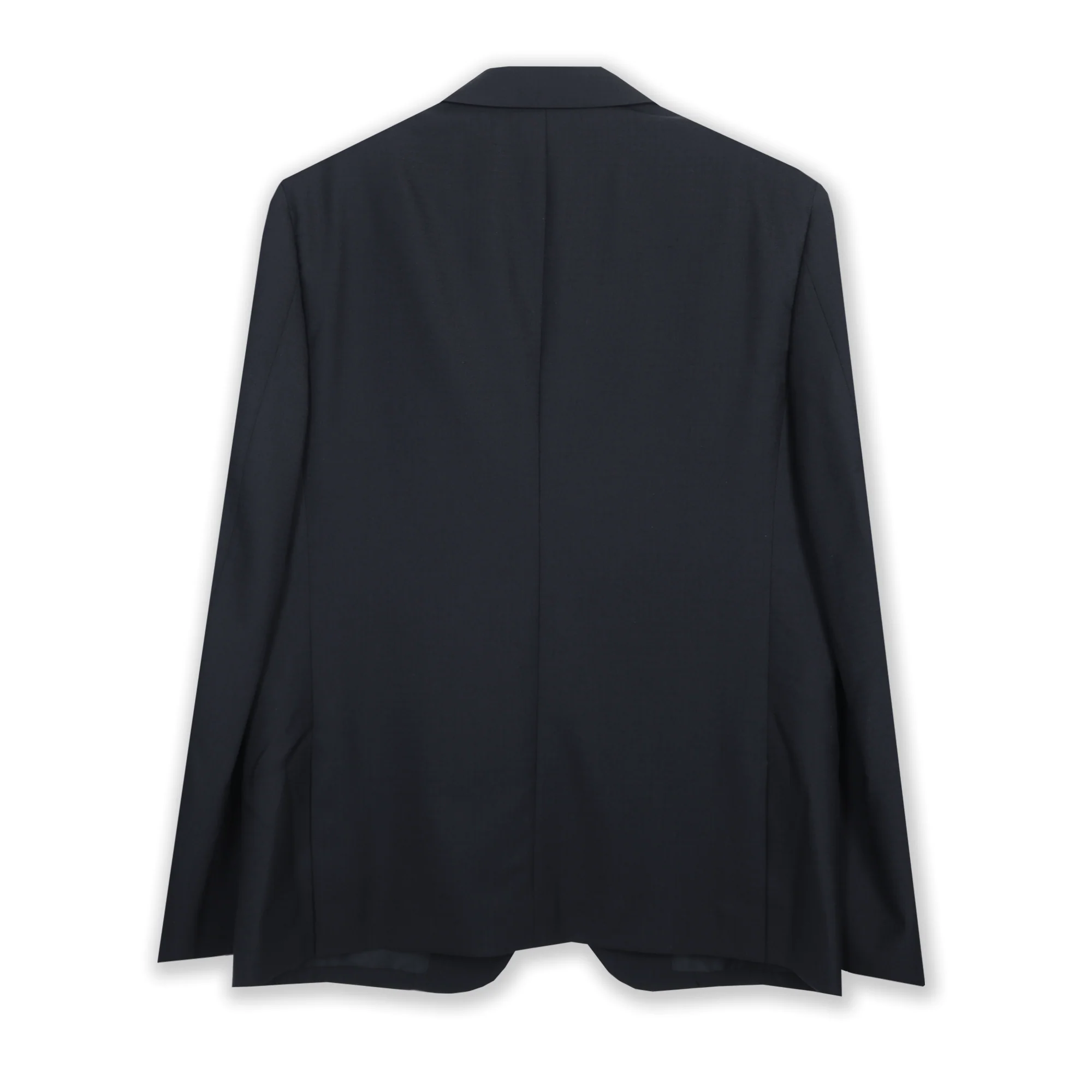 Black Wool Dobby Jacket - Image 2
