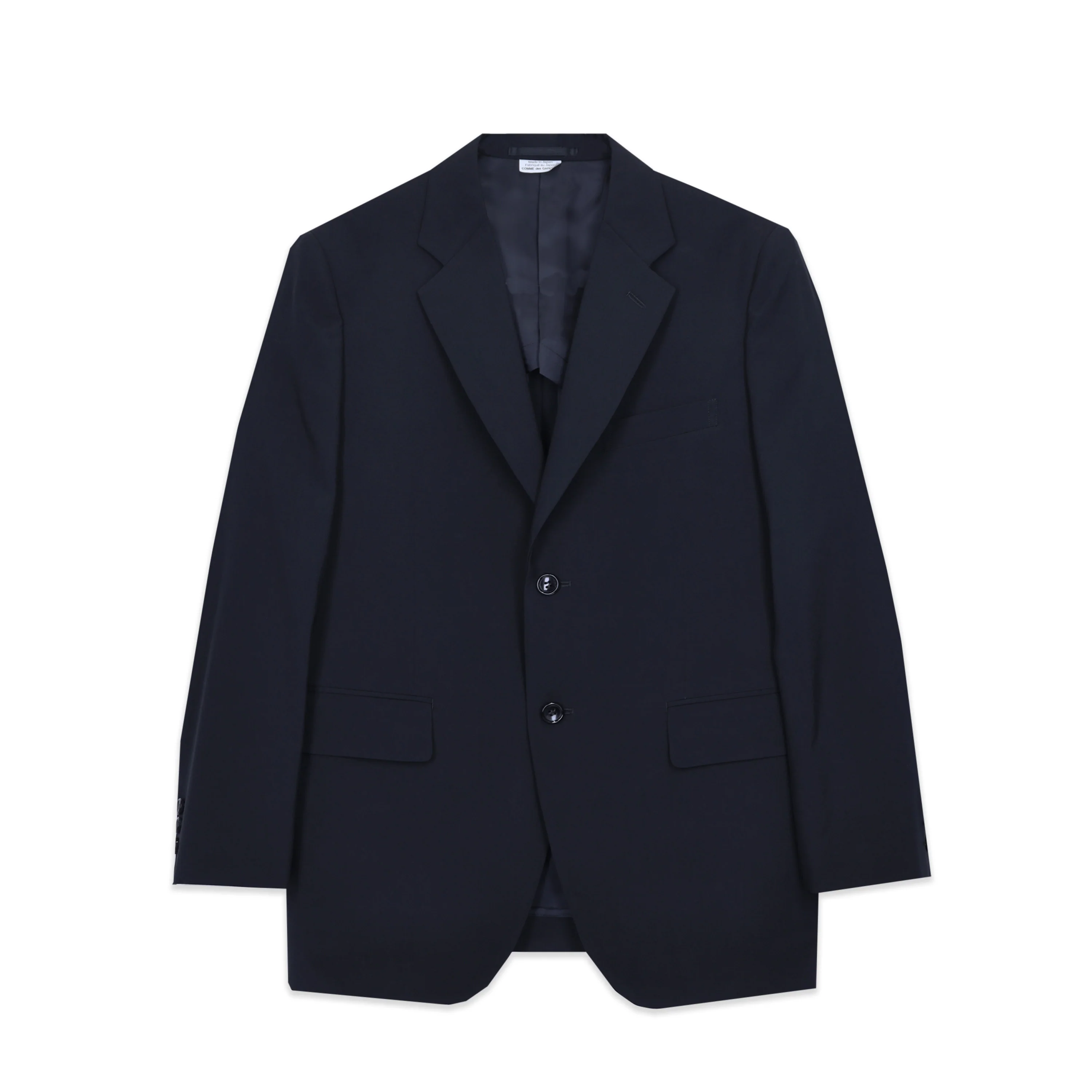 Wool Gabardine Lapel Jacket