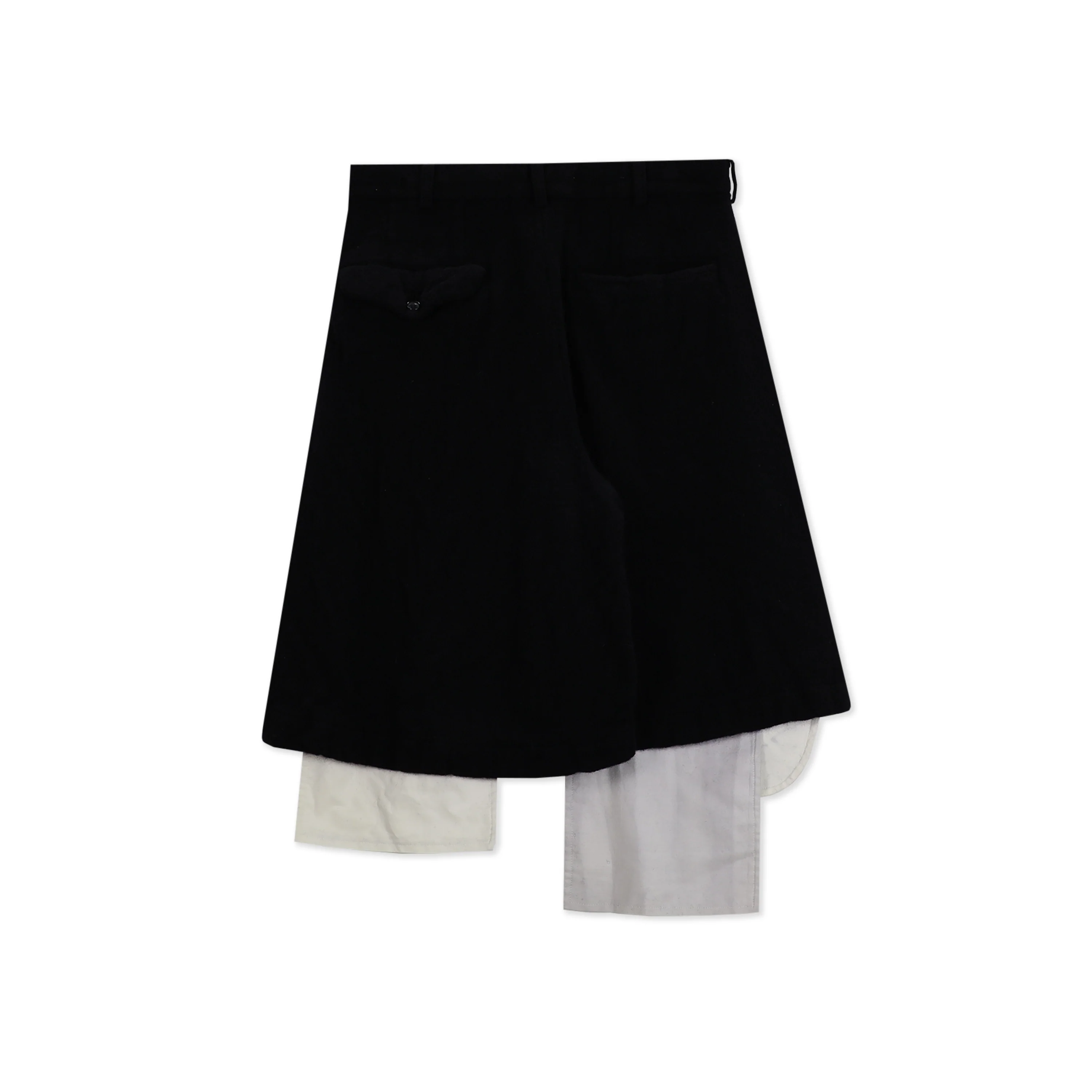 Wool Nylon Tweed Lining Shorts - Image 2